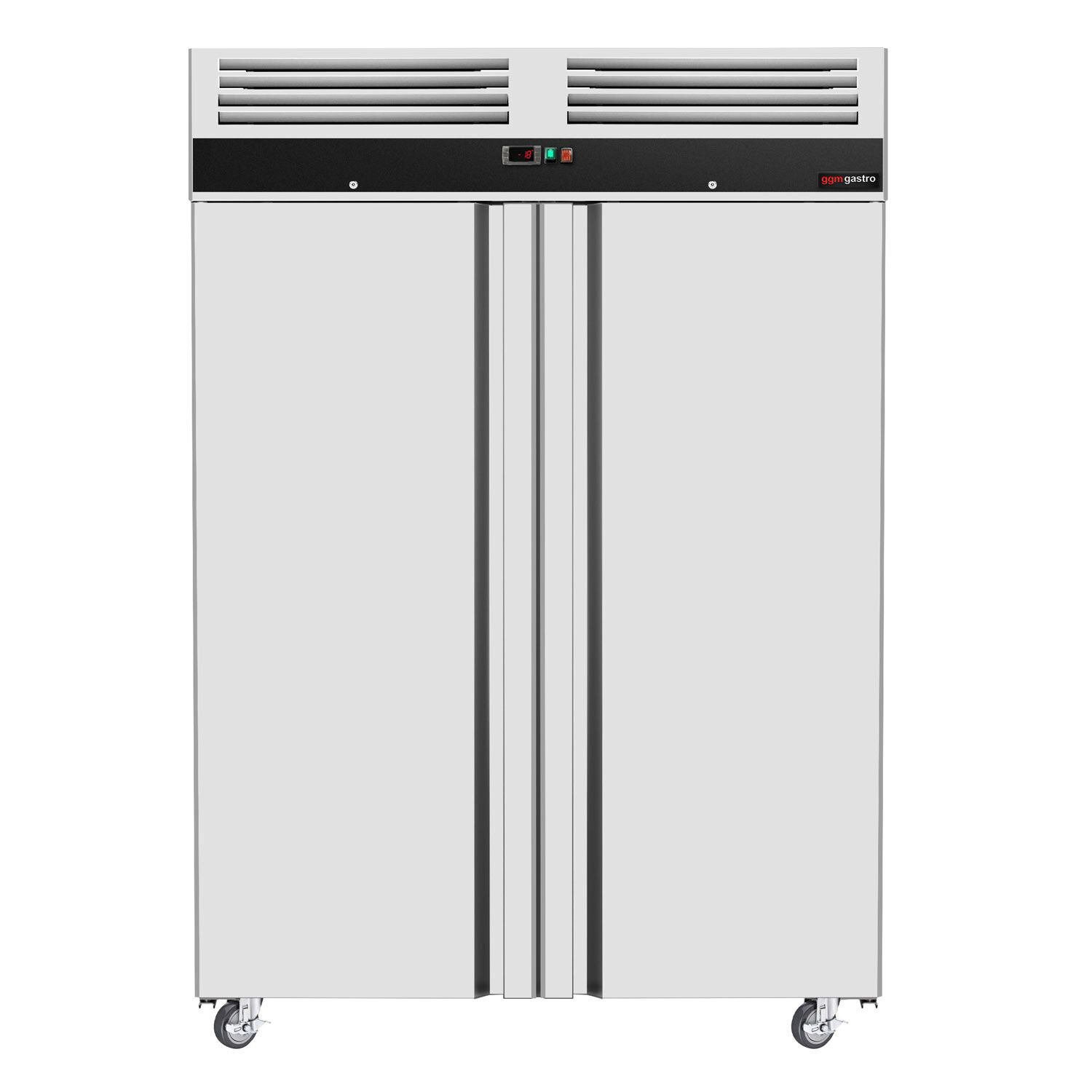 Armoire réfrigérée négative en acier inoxydable inox ECO – GN 2/1 – 1400 litres – avec 2 portes