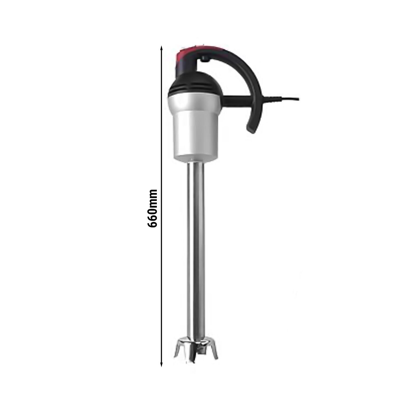 Mixeur plongeant professionnel - avec pied fixe - pied 400mm - 550 W - 2 vitesses