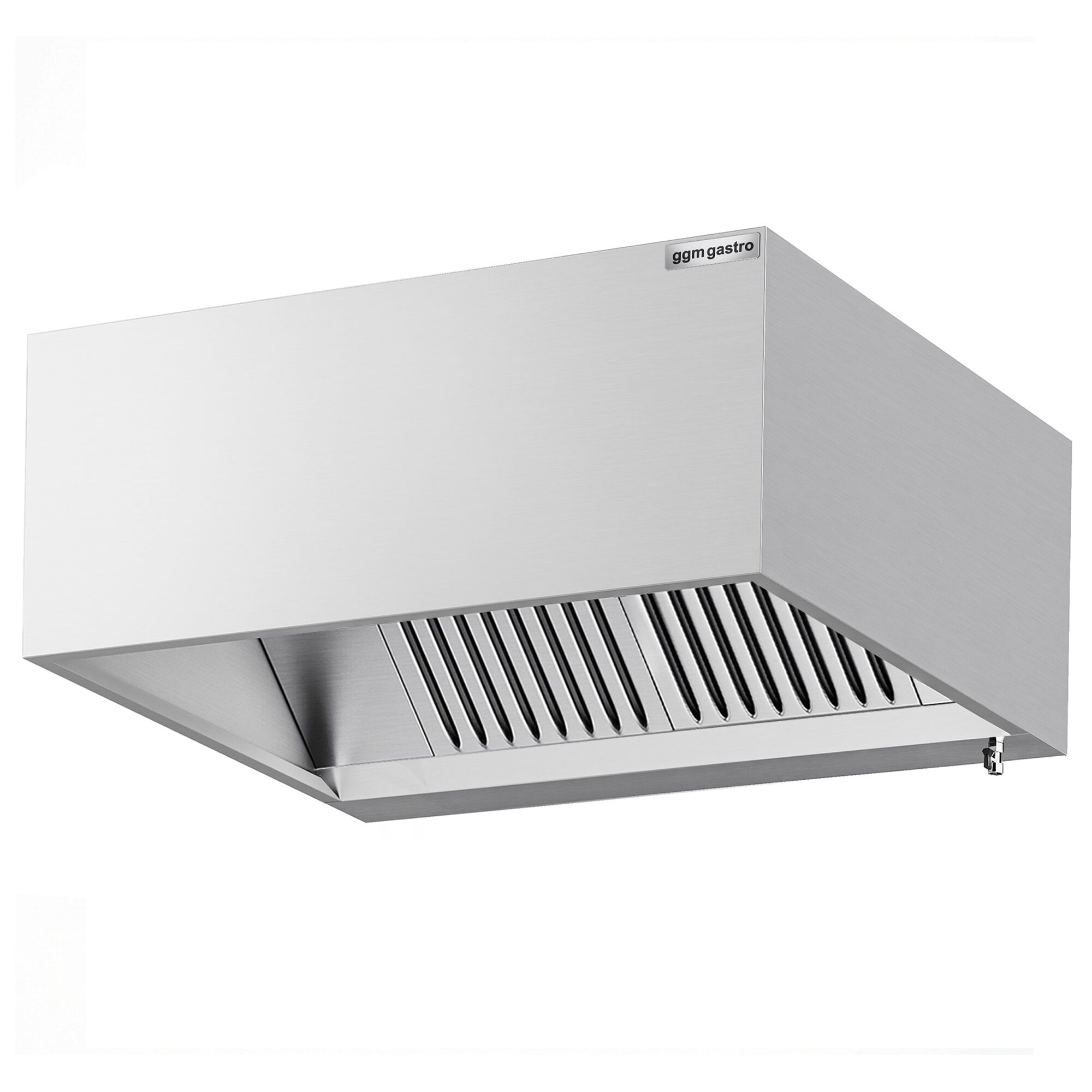 Induction box hood – 1200 mm – with filter & light – without motor