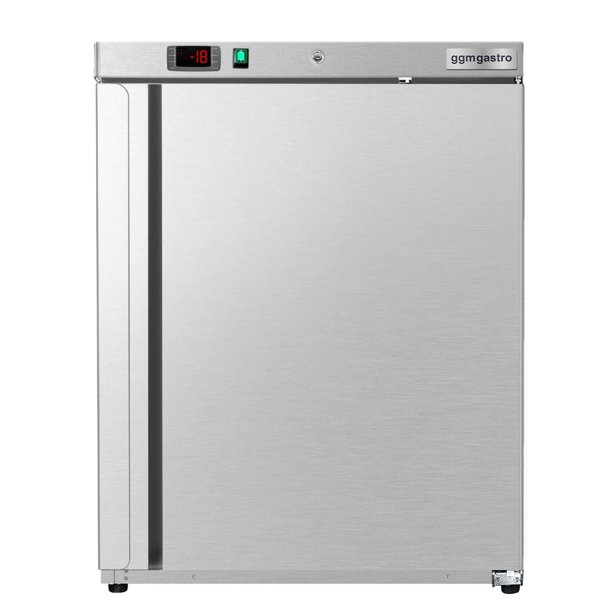 Mini congélateur de stockage inox ECO – 200 litres – avec 1 porte – intérieur de la porte en plastique