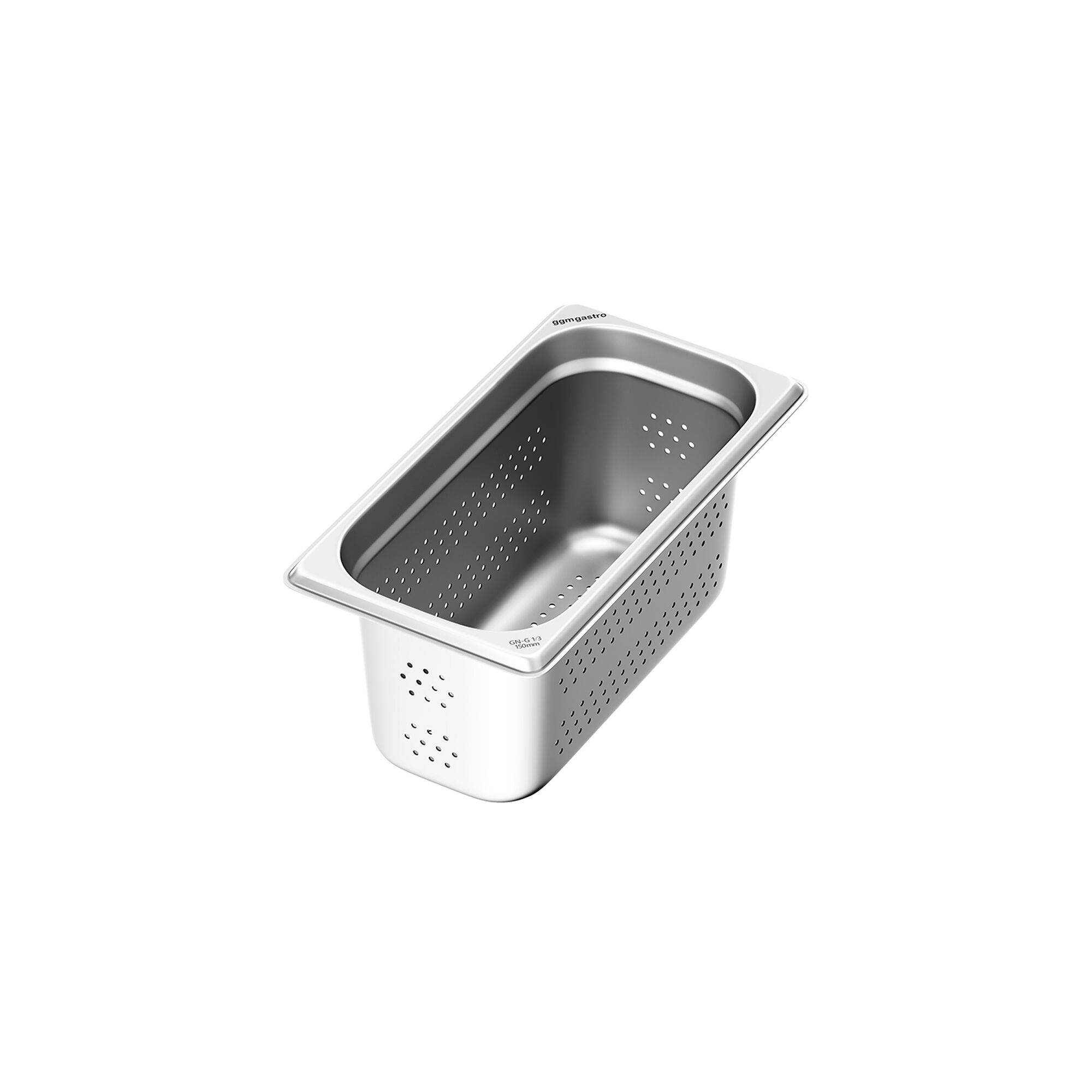 Récipients en acier inoxydable GN 1/3 - perforés - Hauteur : 150mm