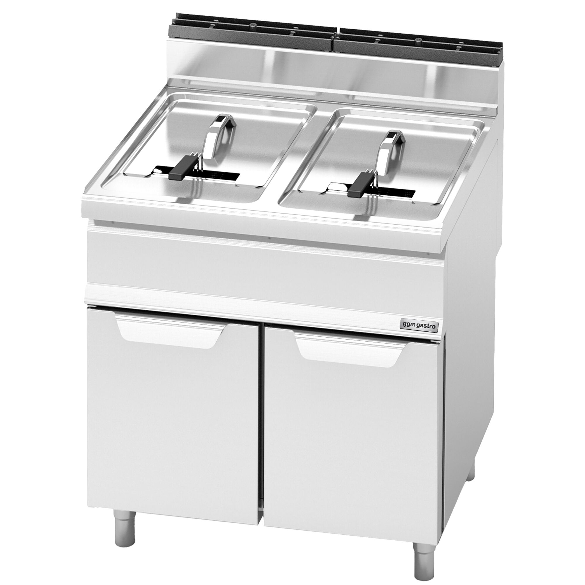 Friteuse à gaz double - 20 + 20 litres - 33 kW
