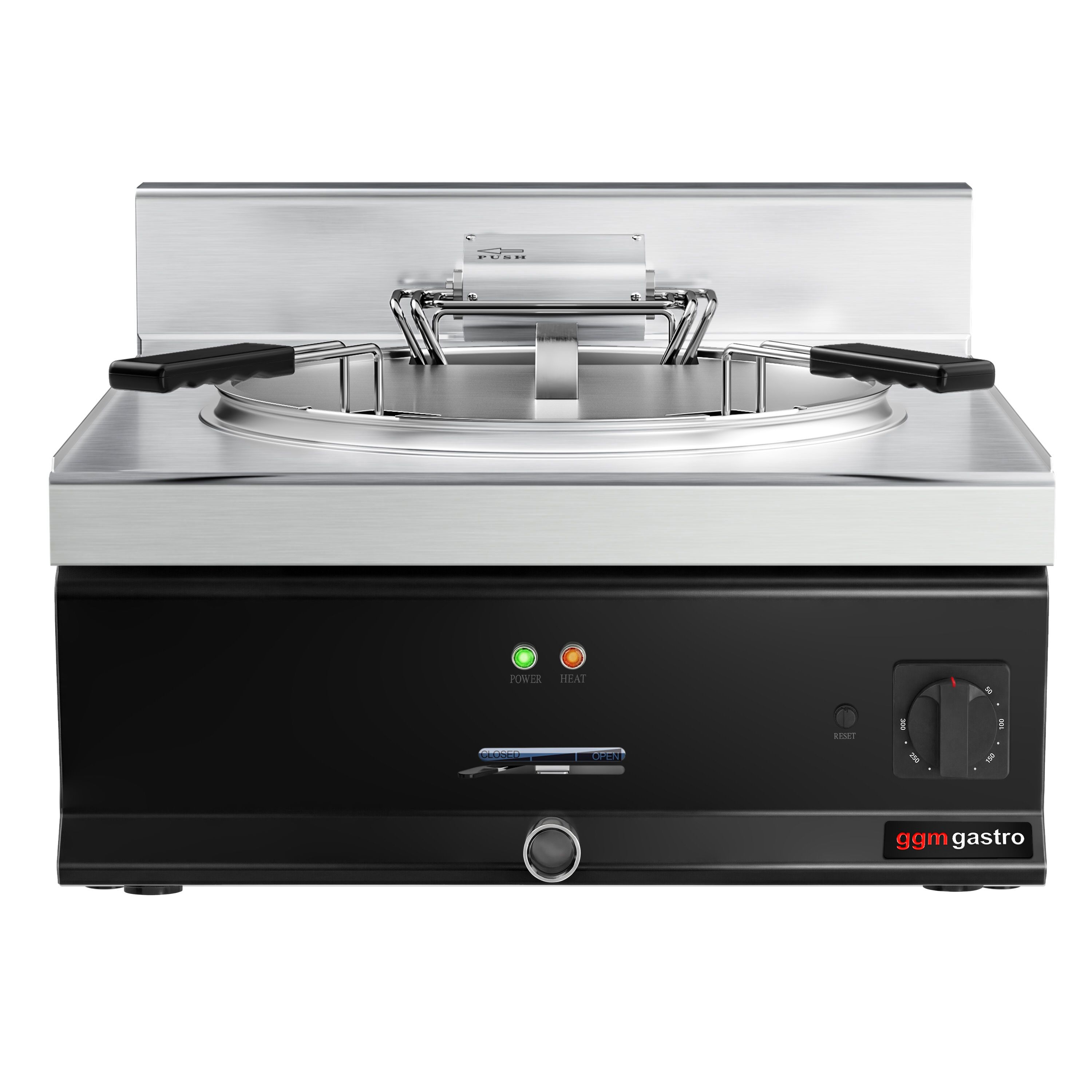 Friteuse de poisson électrique professionnelle - 25L - 14,0kW