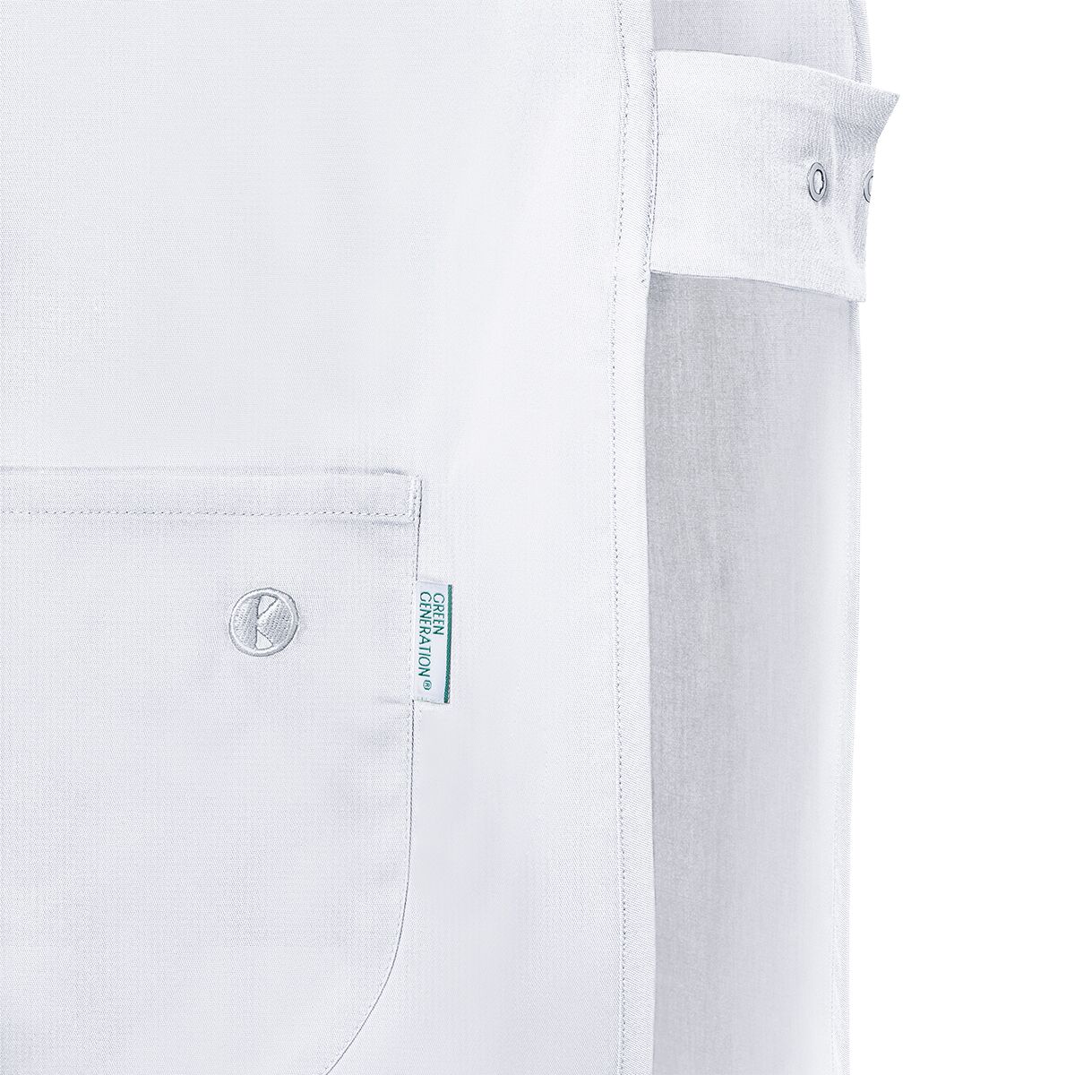 (6 pièces) KARLOWSKY | Casaque de service Essential – Blanc – Taille : 3XL