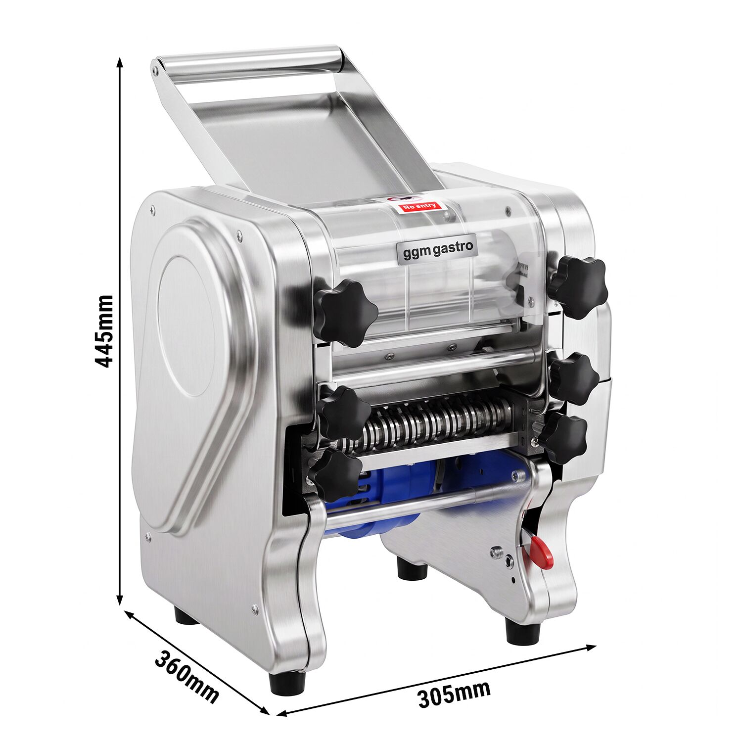 Elektryczna maszyna do makaronu z wałkiem do rozwałkowywania ciasta – długość wałka 160 mm – wydajność 5 kg/h