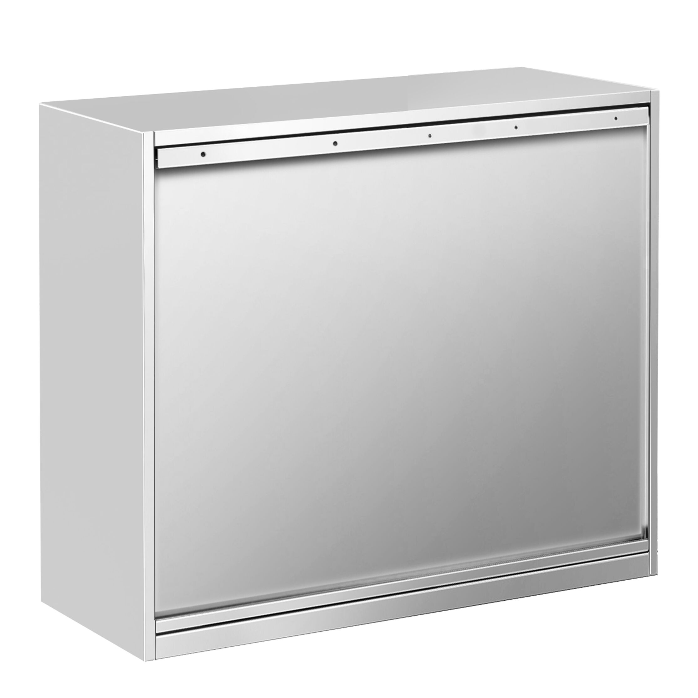 Edelstahl Wandhängeschrank PREMIUM - 800x400mm - mit Flügeltür - 800mm hoch
