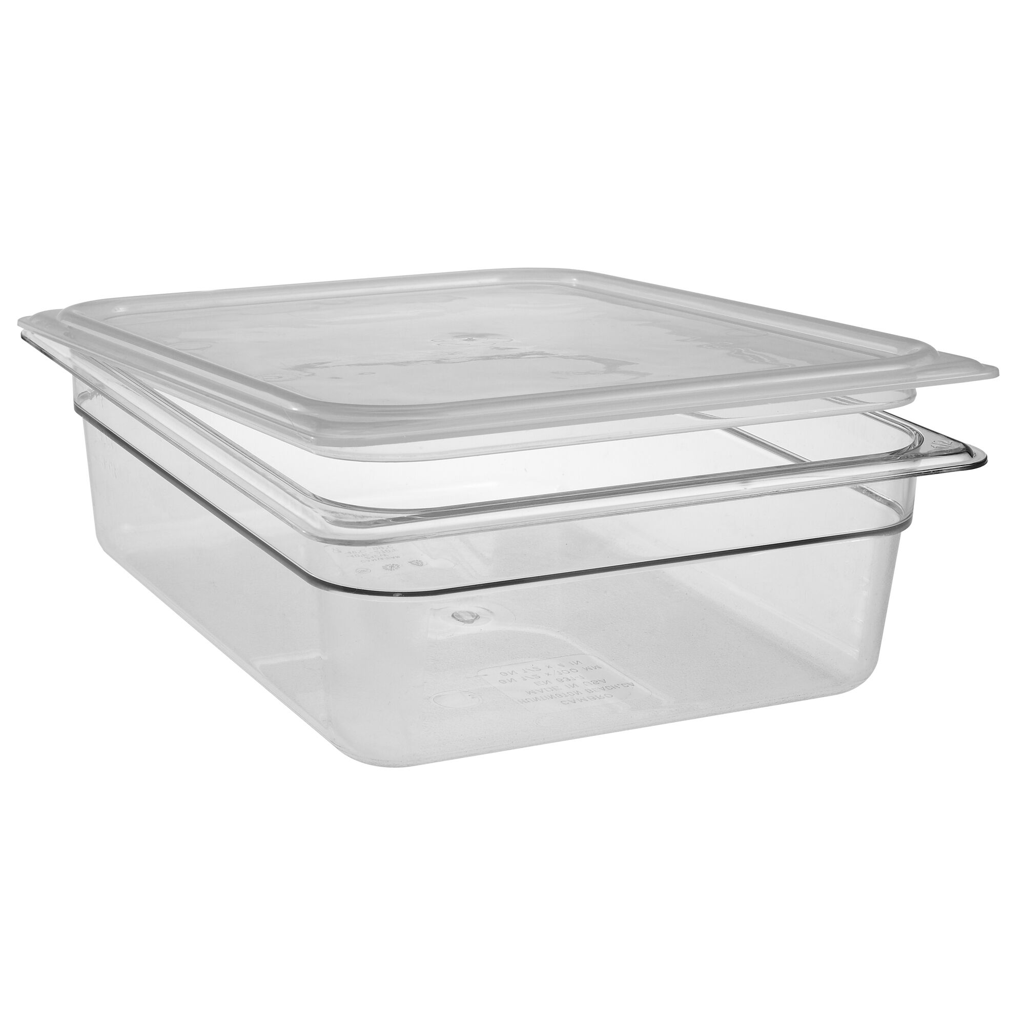 (6 pièces) CAMBRO | Couvercle GN 1/2 en polypropylène – hermétique – translucide