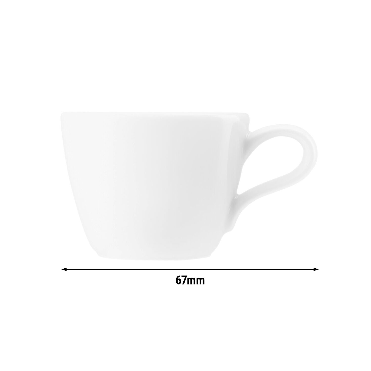 (6 pièces) SELTMANN WEIDEN | Tasse à moka - 0,08 litre - Blanc