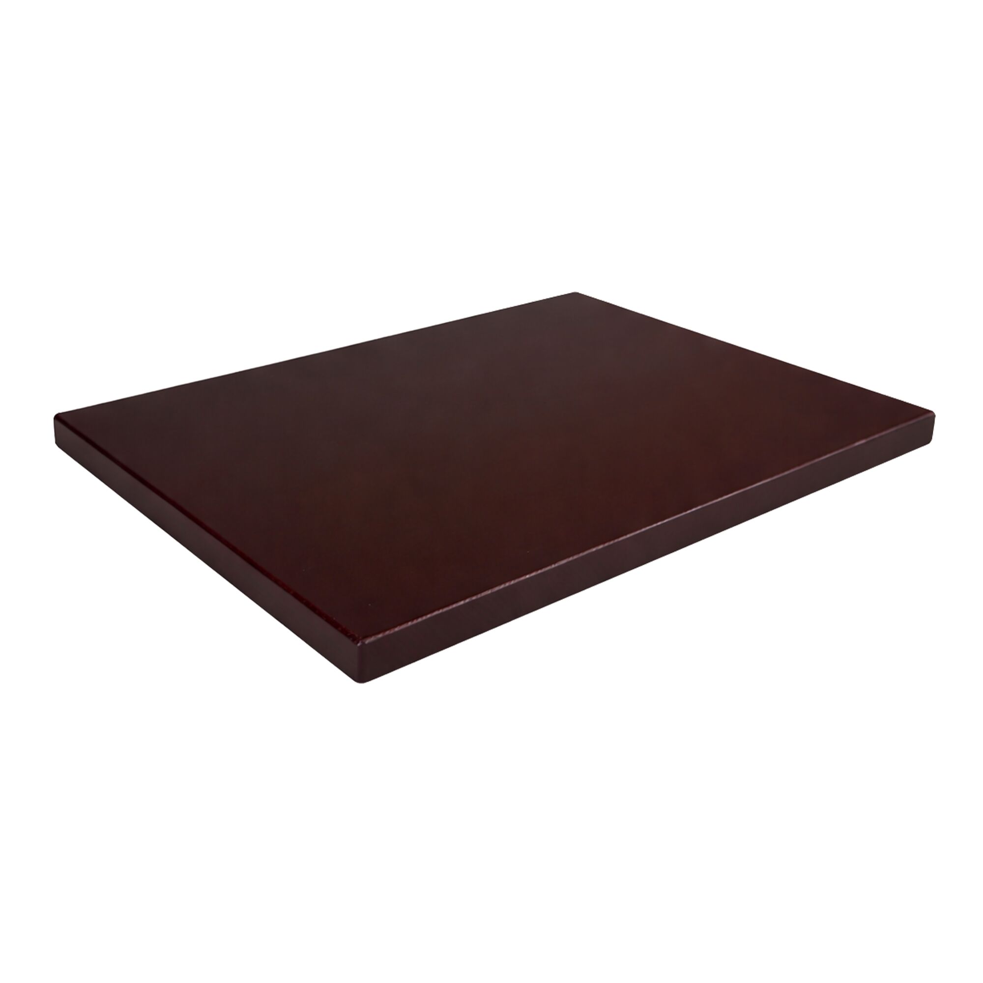 Planche à découper - 325x530mm - Épaisseur: 20mm - Conforme HACCP - Polyéthylène - Marron