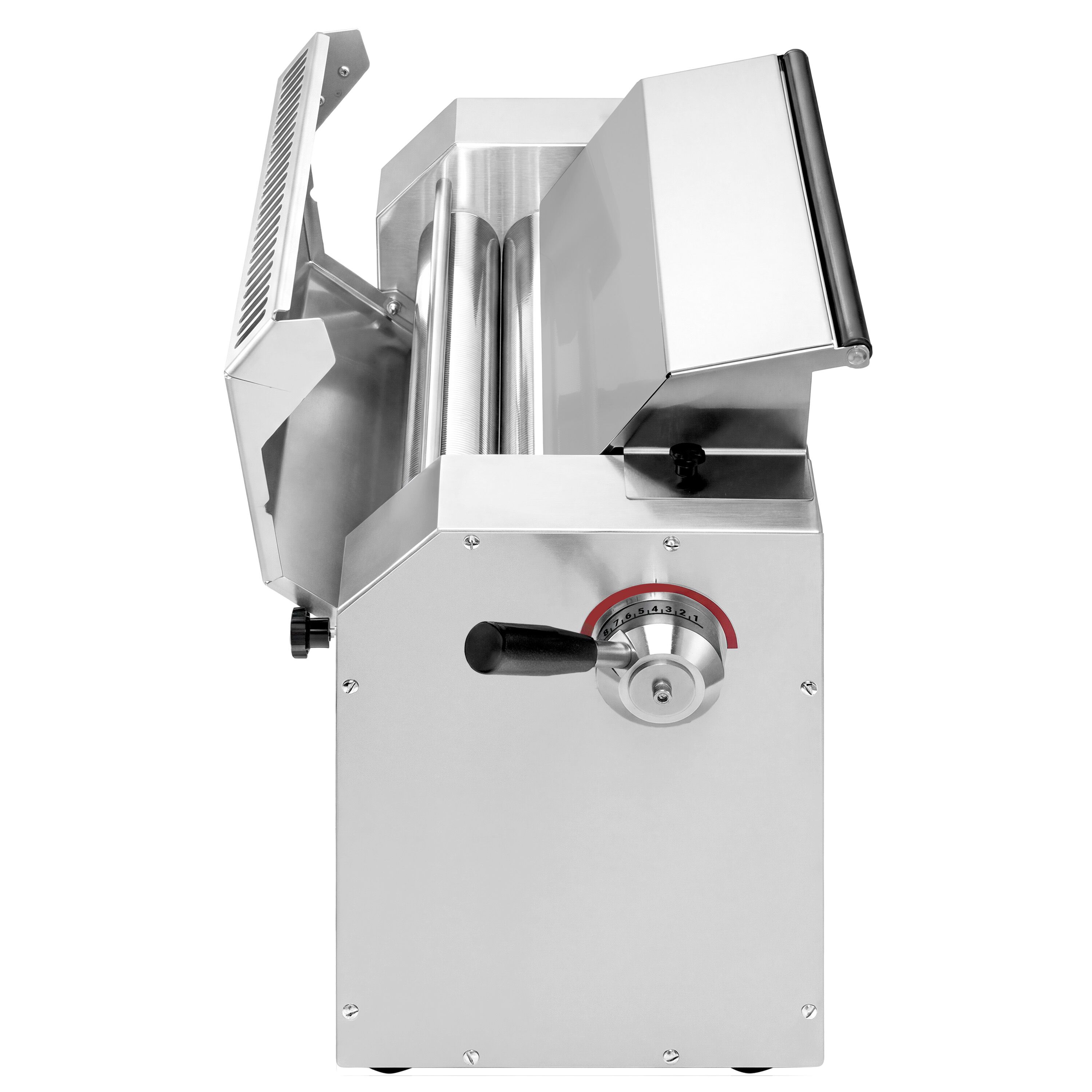 Façonneuse à pizza - pour Ø420mm - Épaisseur de pâte 0 à 10mm - 370W - Acier inoxydable