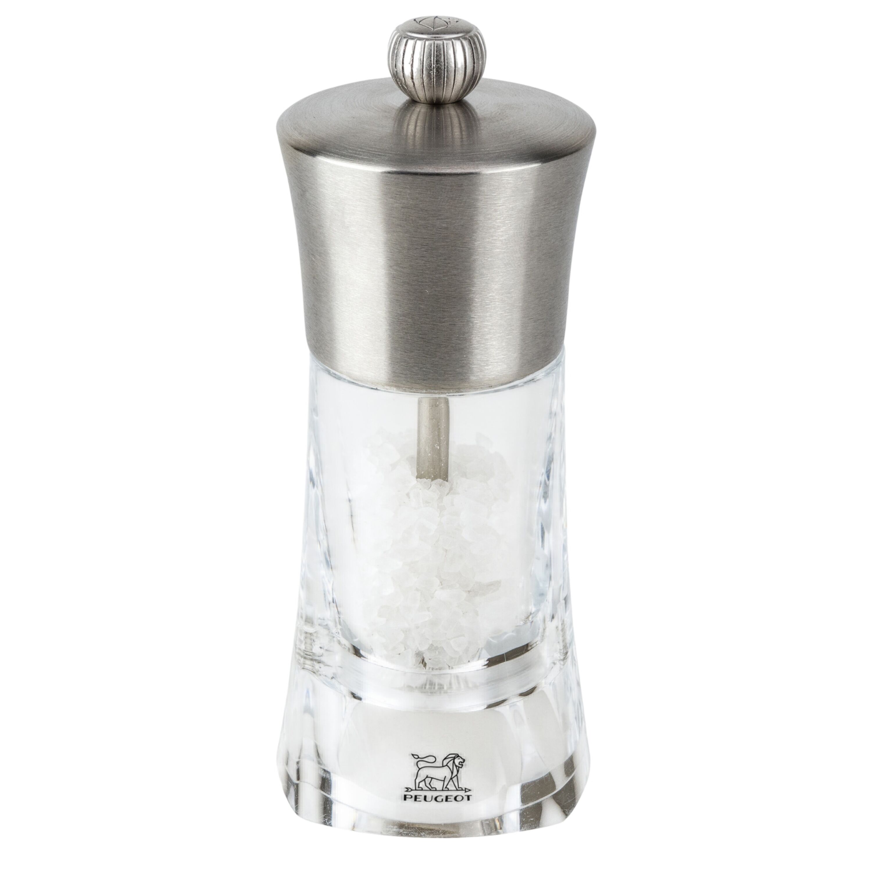 (6 pièces) PEUGEOT | OUESSANT - Moulin à sel - Acrylique/Inox - Hauteur : 140 mm