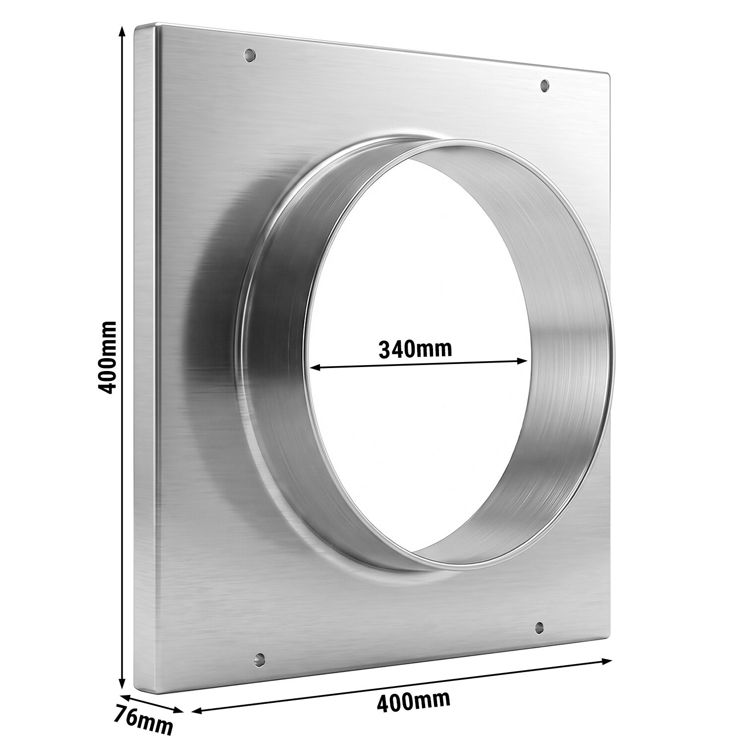 Manifold - Extraction Duct - Ø 340 mm – for ventilation ducts Ø 350 mm