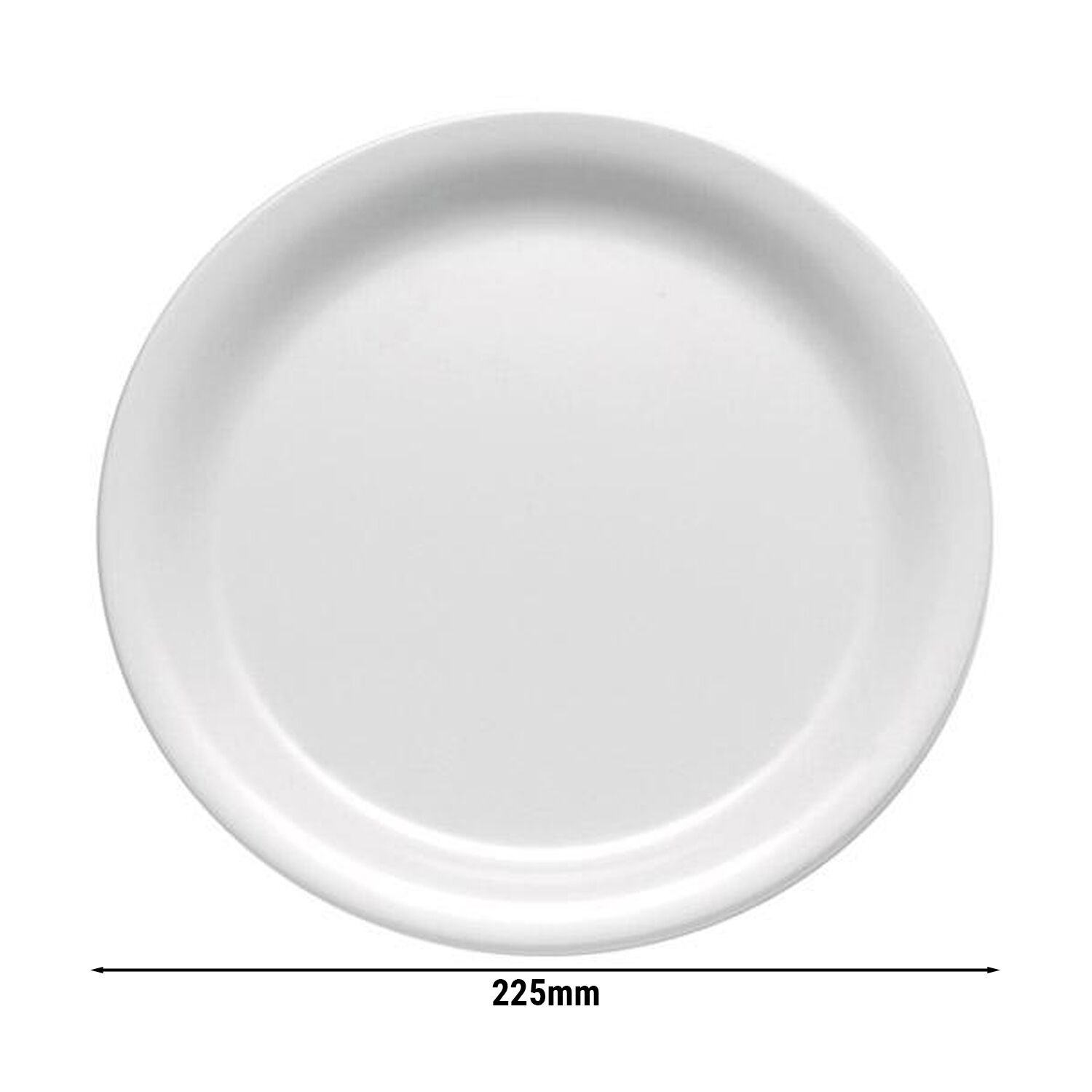 (6 pièces) CASUAL - Assiette - Mélamine - Ø 225 mm