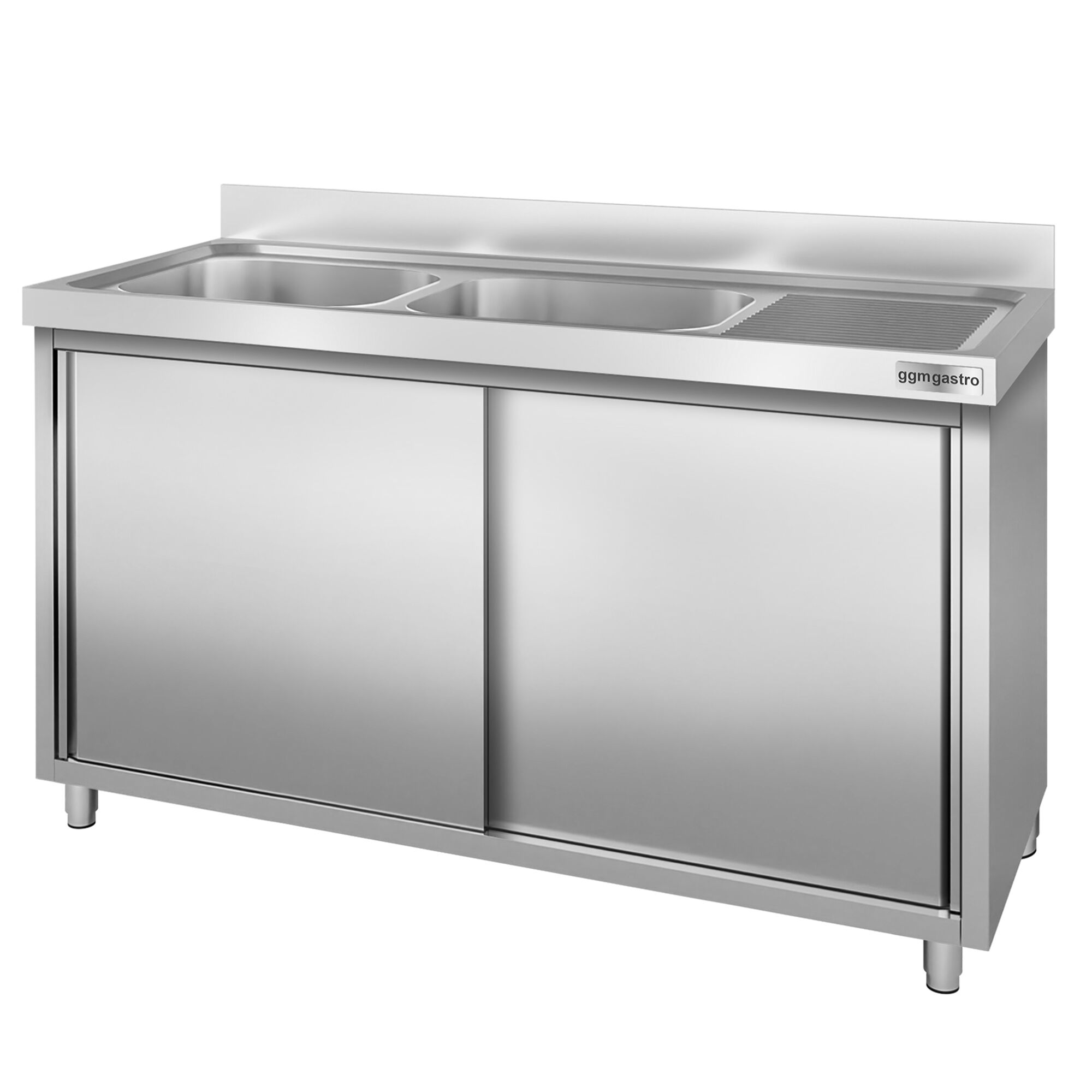 Plonge PREMIUM - 1600x700mm - avec 2 bacs