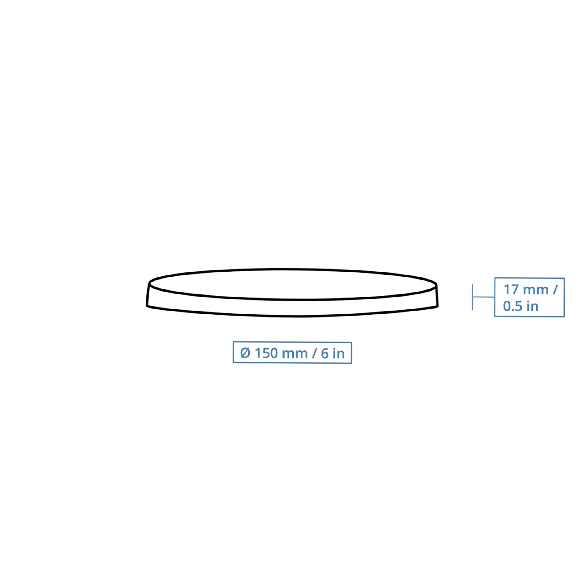 (300 pcs) Barquette réutilisable - operculable - Ronde - Brun