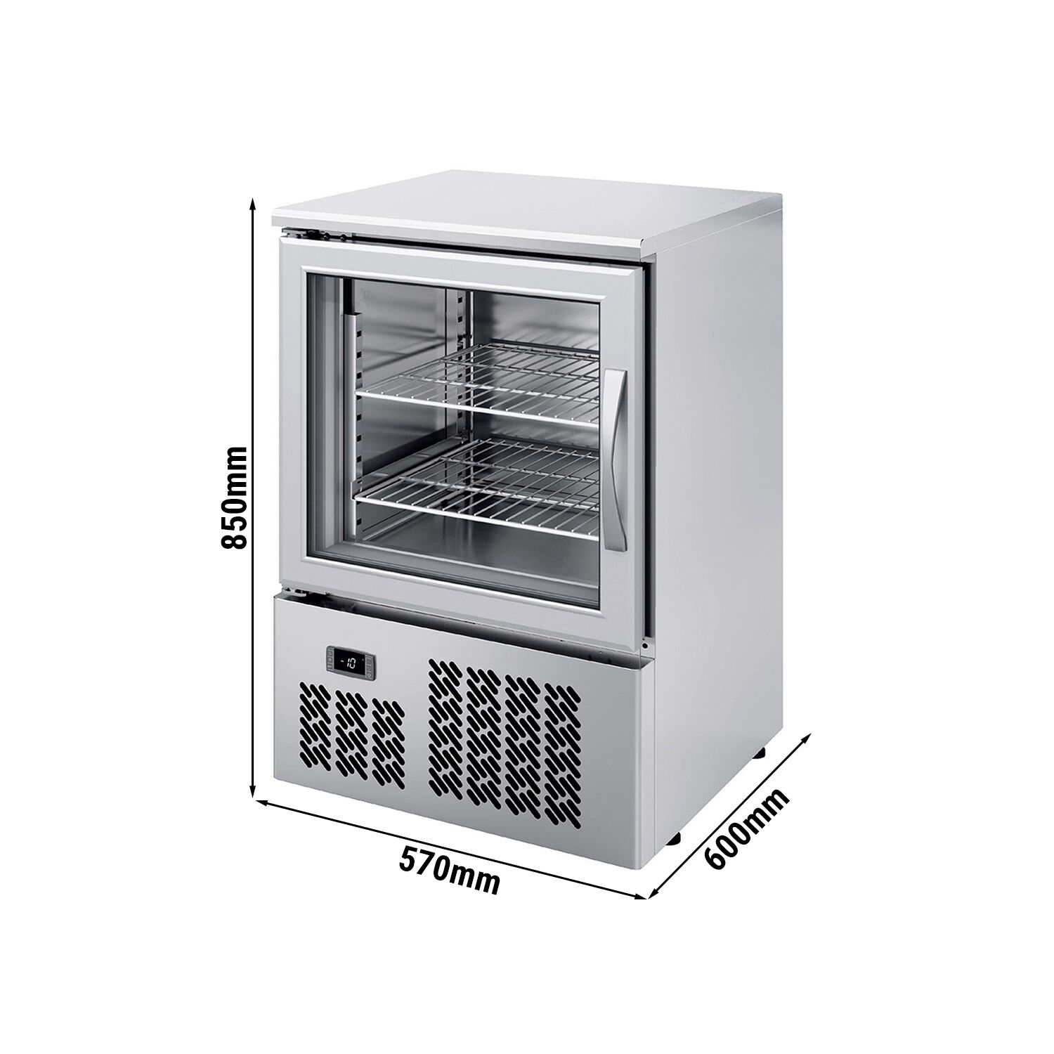 Mini congélateur PREMIUM PLUS – 95 litres – avec 1 porte vitrée
