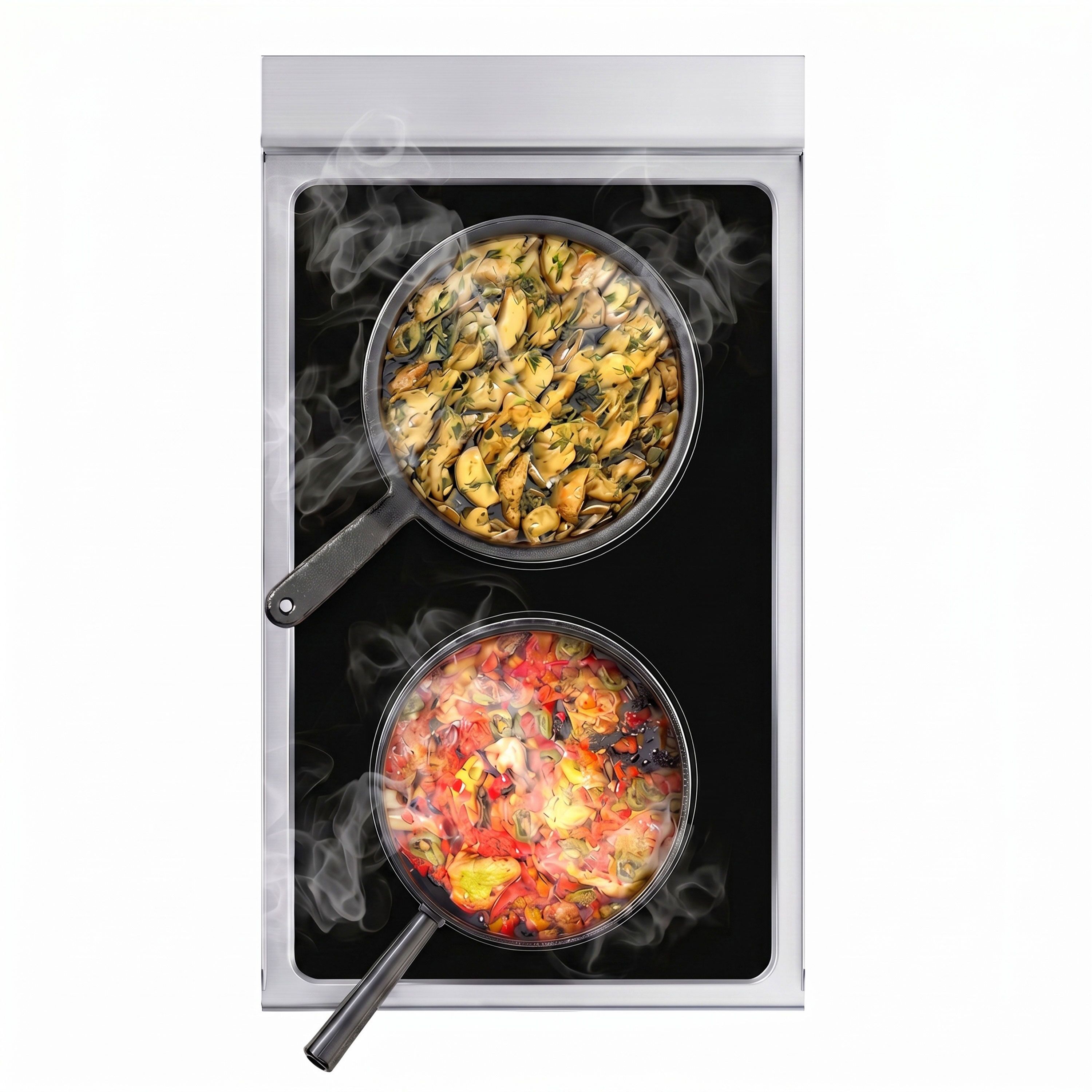 Cuisinière à induction - 7 kW - 2 plaques de cuisson