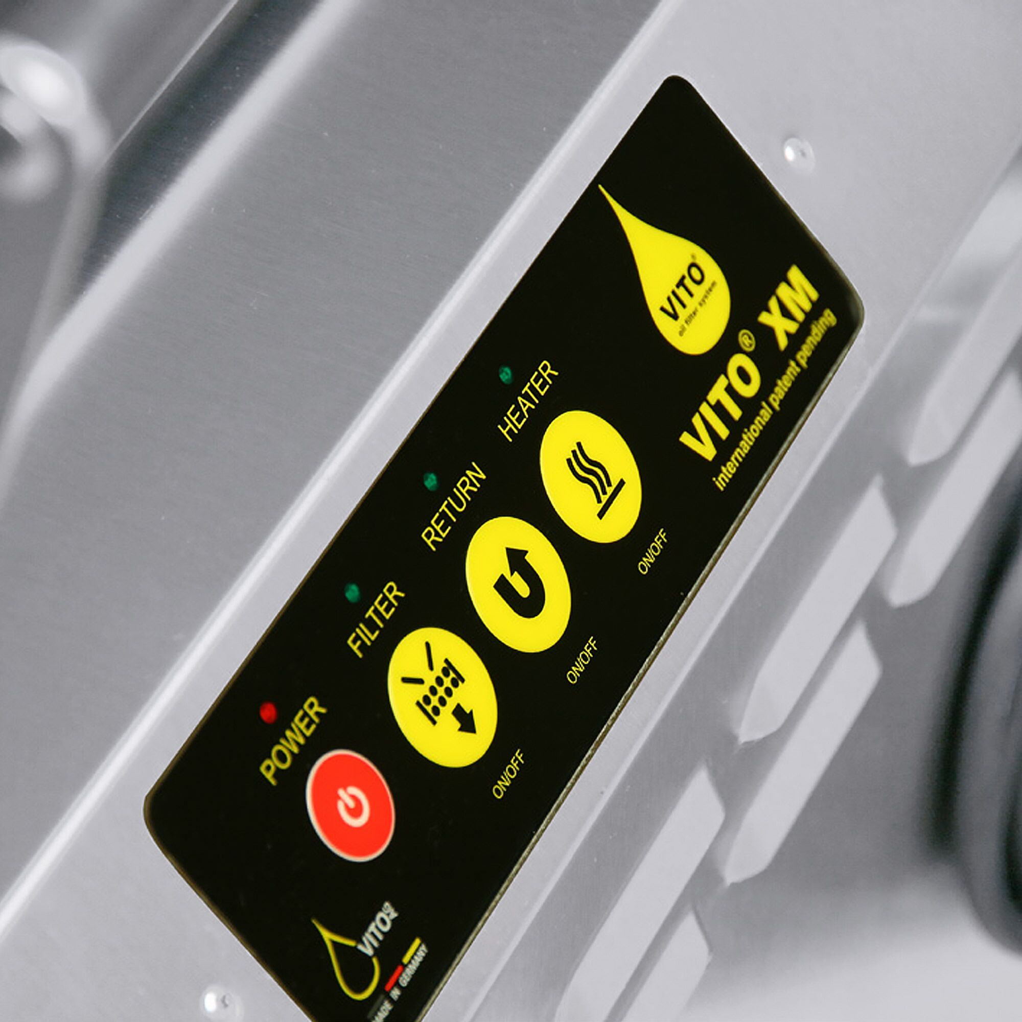 VITO | Commercial Fryer Oil Filter Machine - XS - Mobile Vacuum - 30 L/min - For Fryers up to 40 L