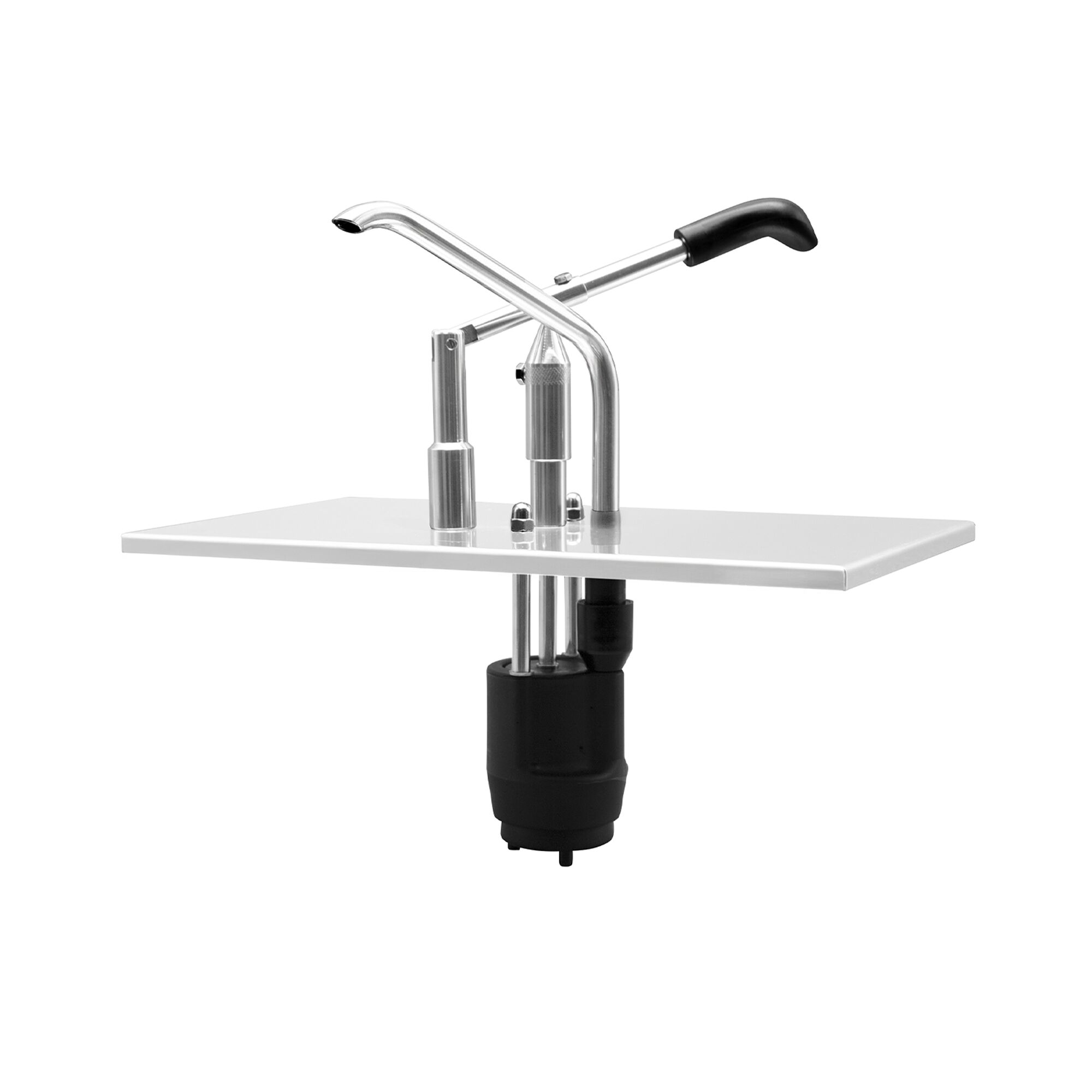 Distributeur de sauce - à levier - dosage réglable - compatible avec bac GN GN 1/3 - acier inoxydable - 325x350mm