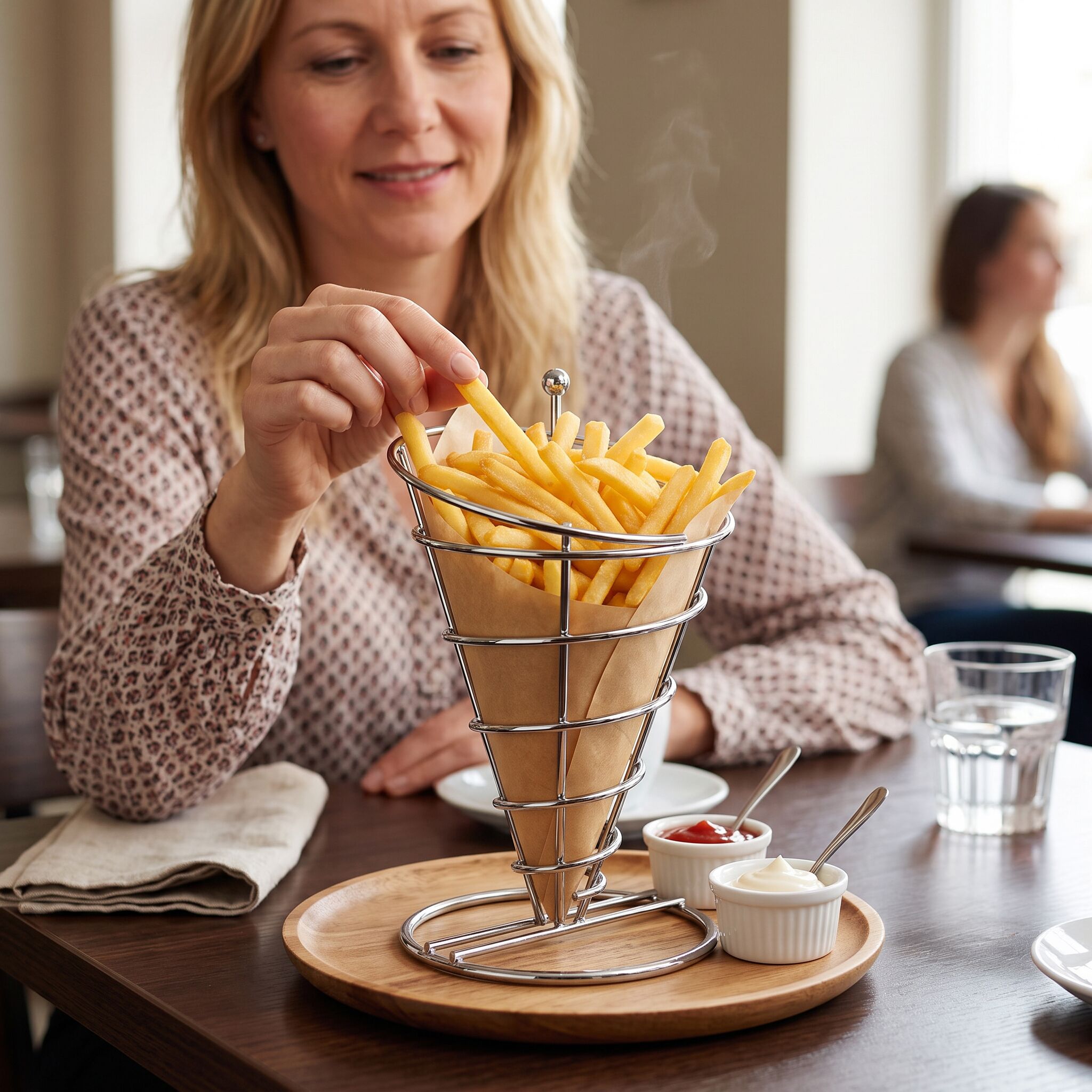 French Fries Serving Stand
