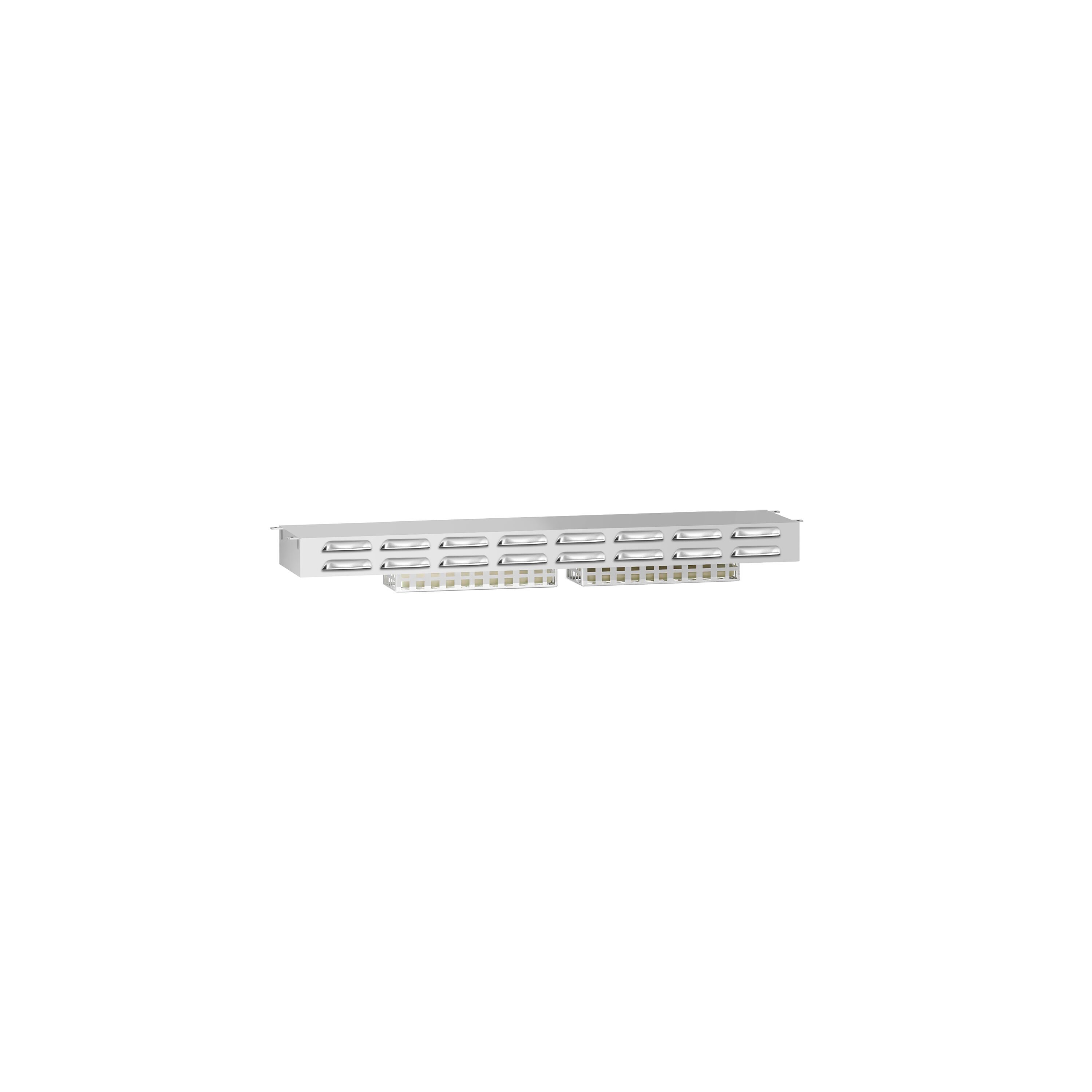 Rampe chauffante infrarouge à 2 éléments/résistances céramiques - 900x120mm - 700W