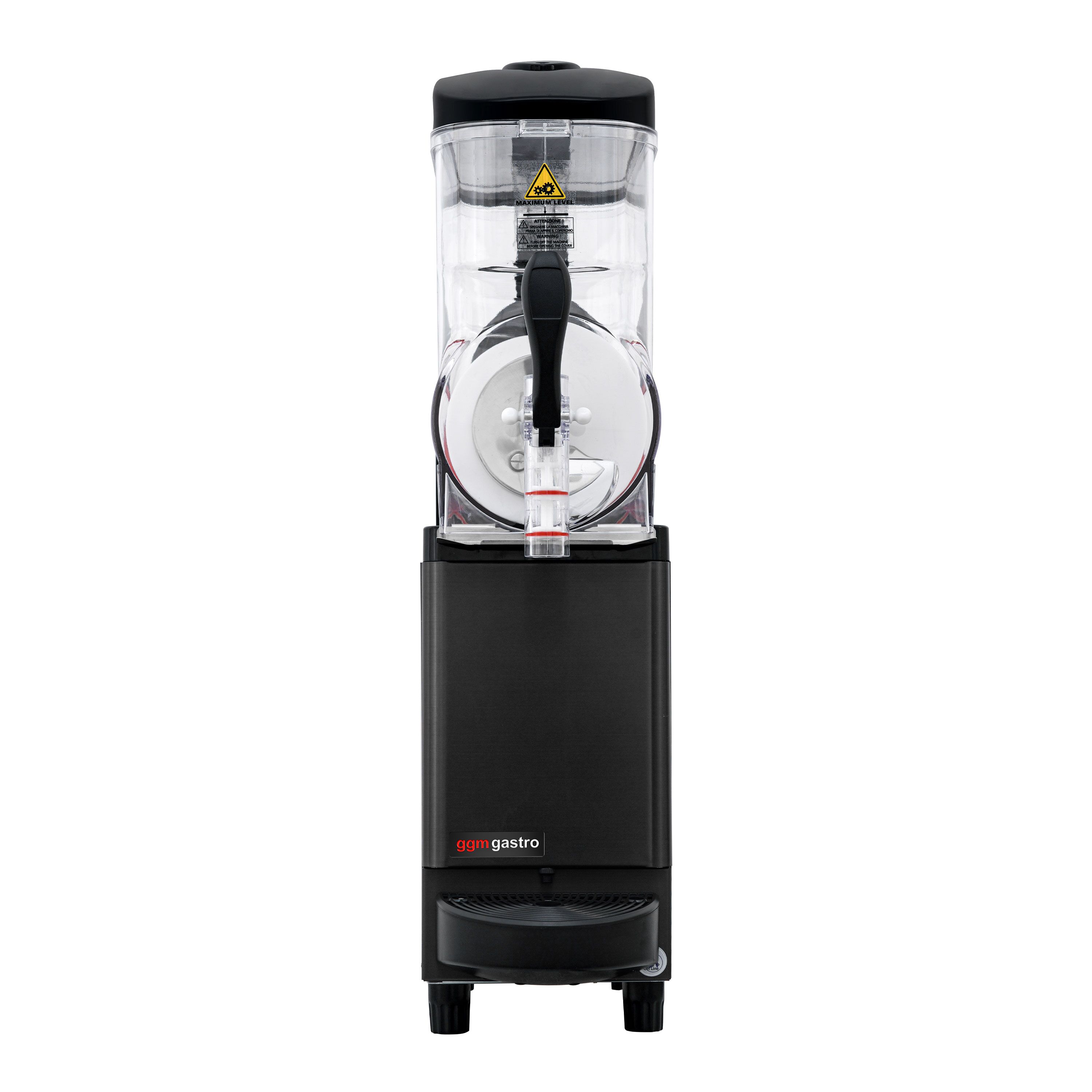Machine à granita Professionnelle - 12 litres - 380 Watt - Digital - Récipient en Tritan - Noir