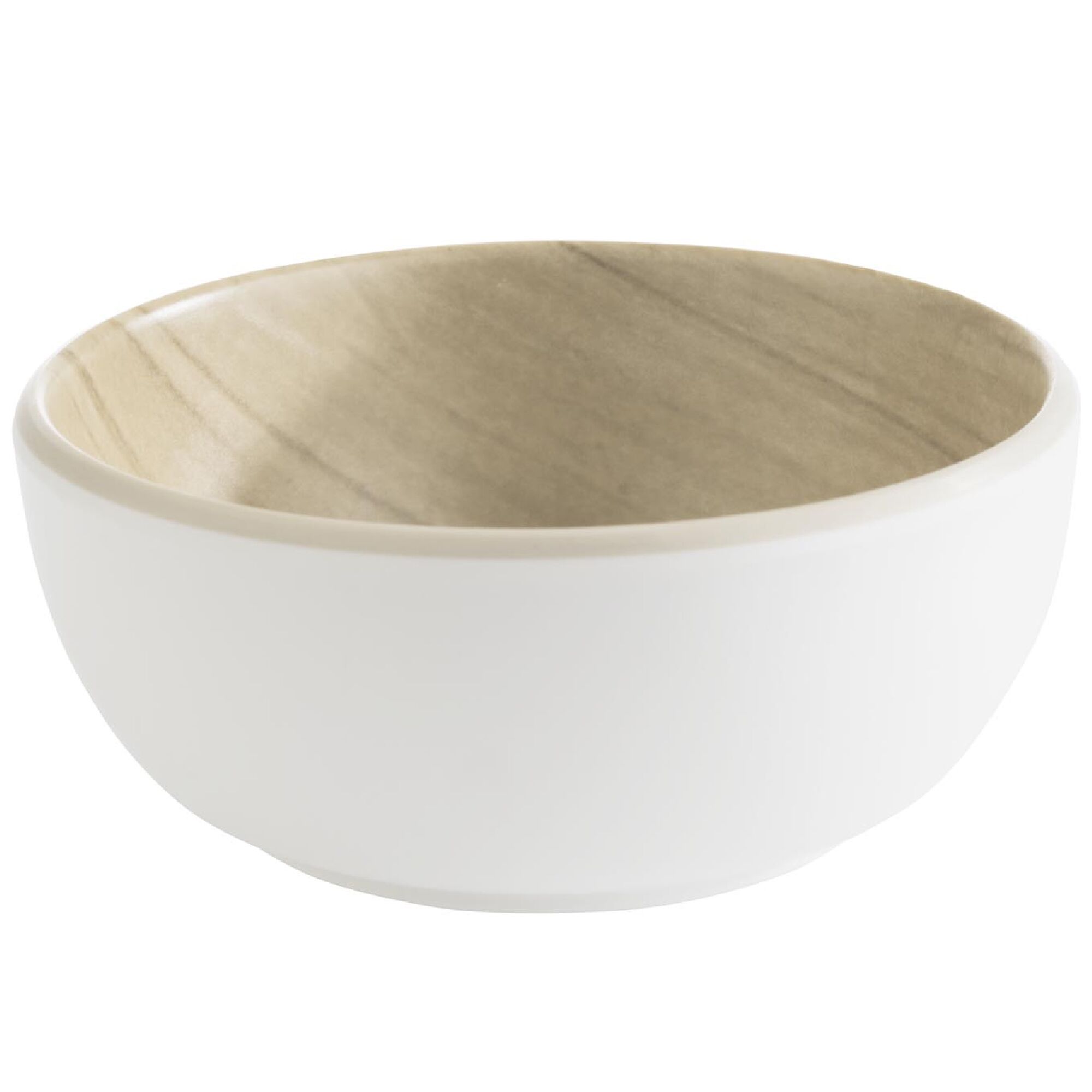 (6 pièces) Bol - FRIDA - Mélamine - 0,1 litre - Ø 85 mm - Blanc