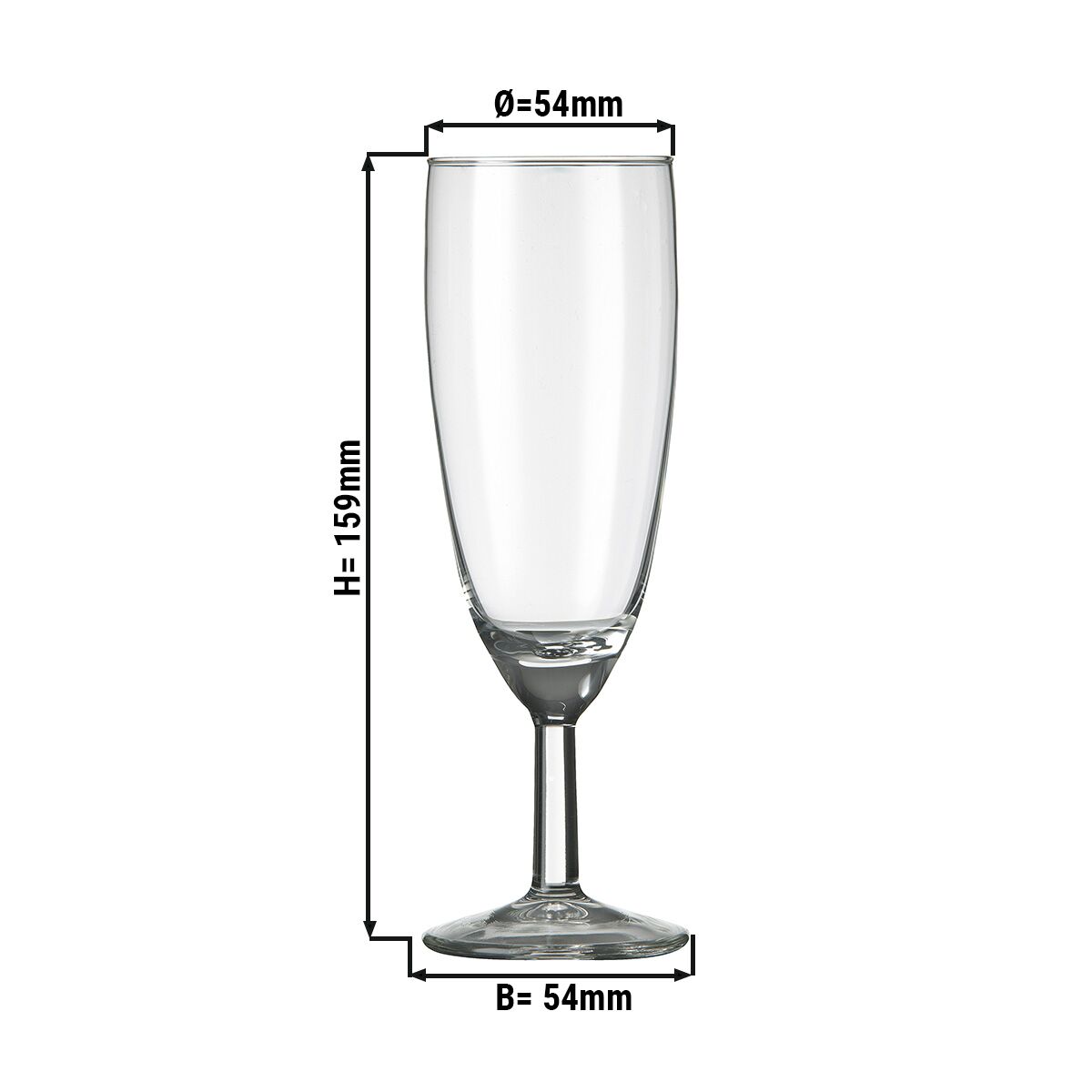 (12 pcs) GILDE Flûte à champagne - GILDE - 160 ml