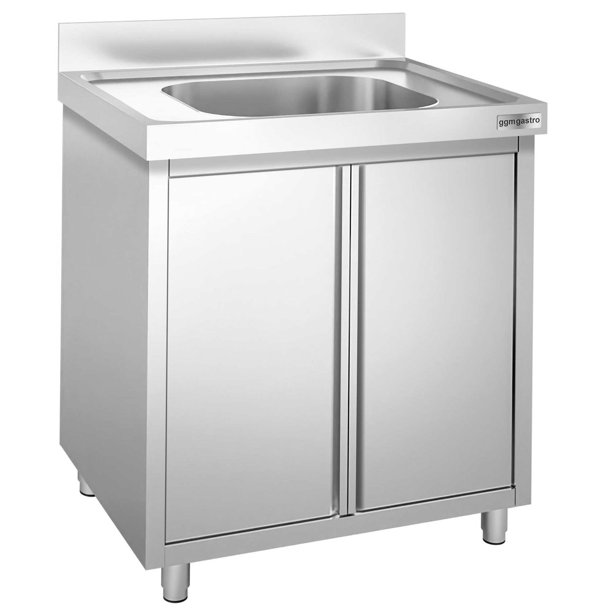 Meuble plonge PREMIUM - 800x700mm - avec 1 bac central