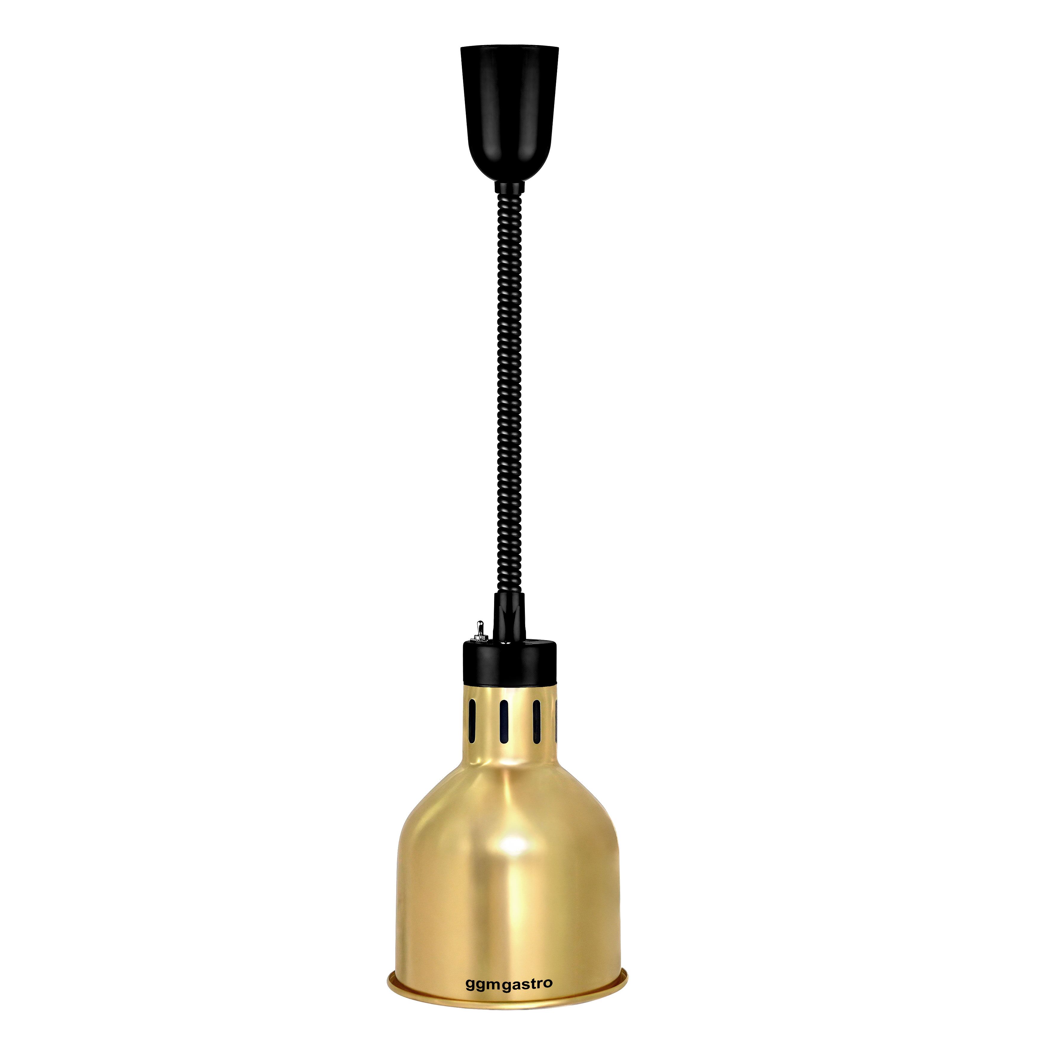 Lampe chauffante infrarouge – 275 watts – Ø 175 mm – Or