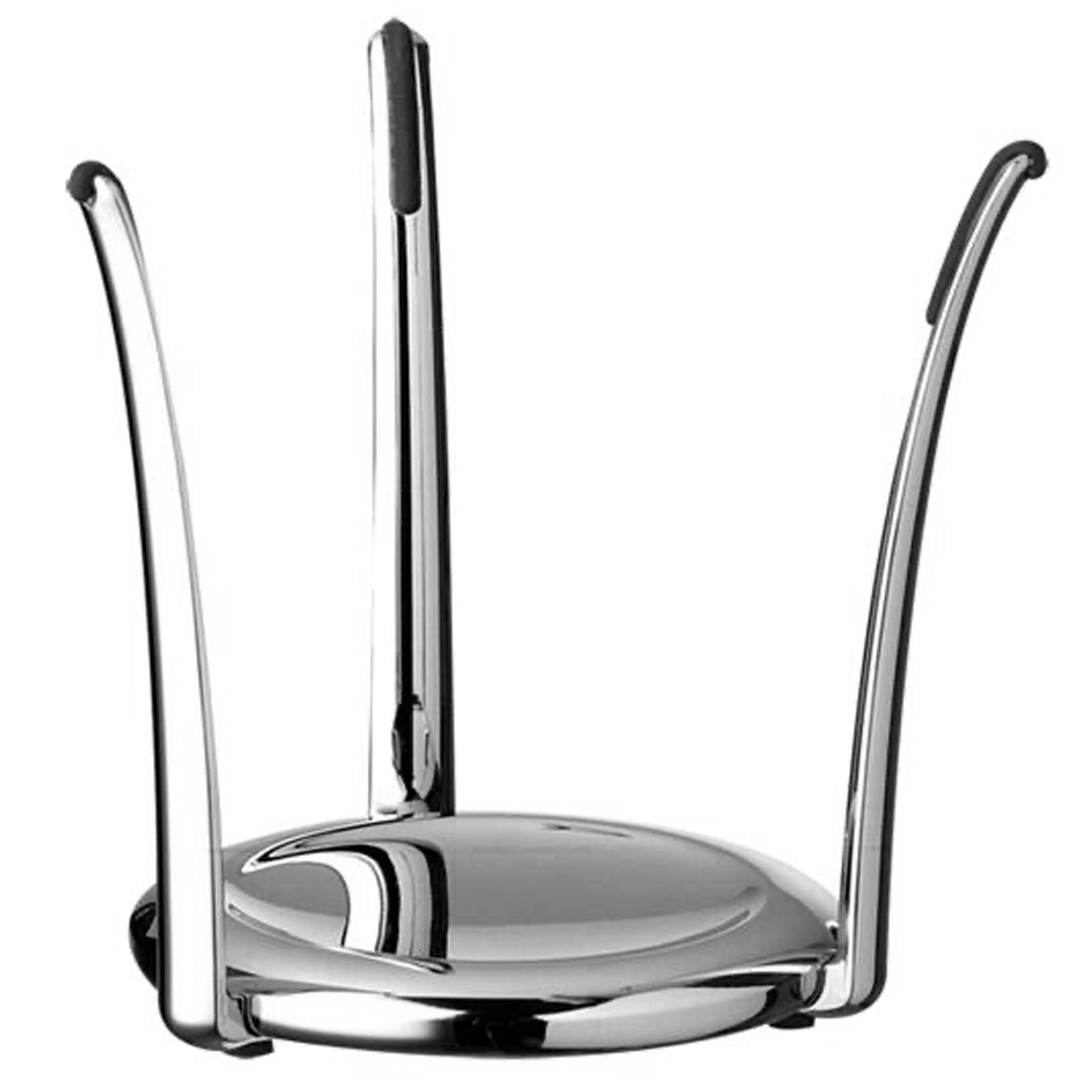Bufféställ - KING - kromad - 150x150 mm - Höjd: 140 mm