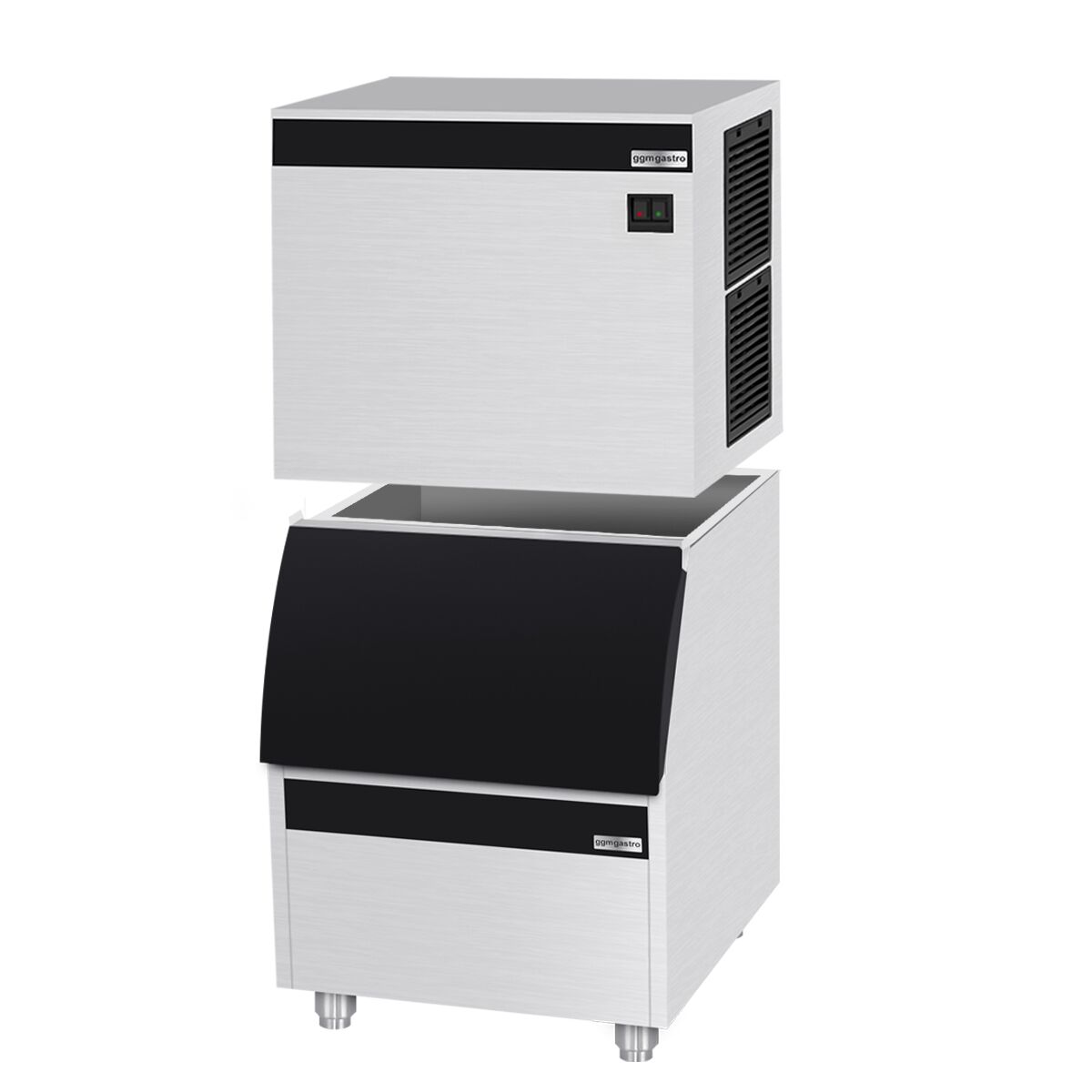 Machine à glaçons - Cubes - 230 kg/24 h - y Bac à glaçons