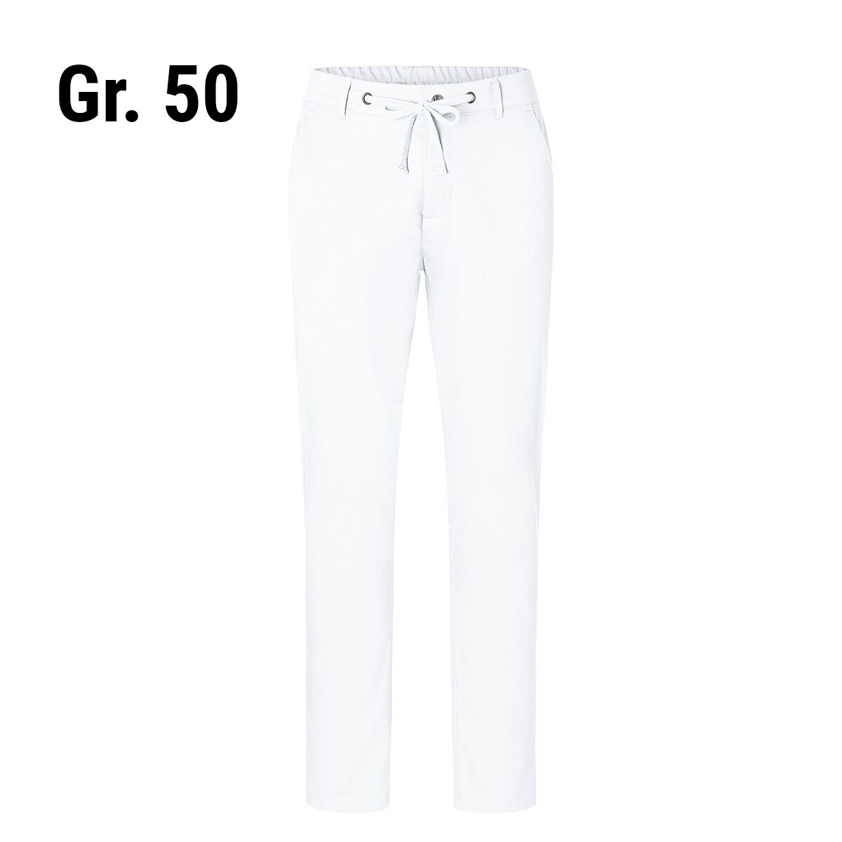 KARLOWSKY | Pantalon chino homme Modern-Stretch - Blanc - Taille : 50