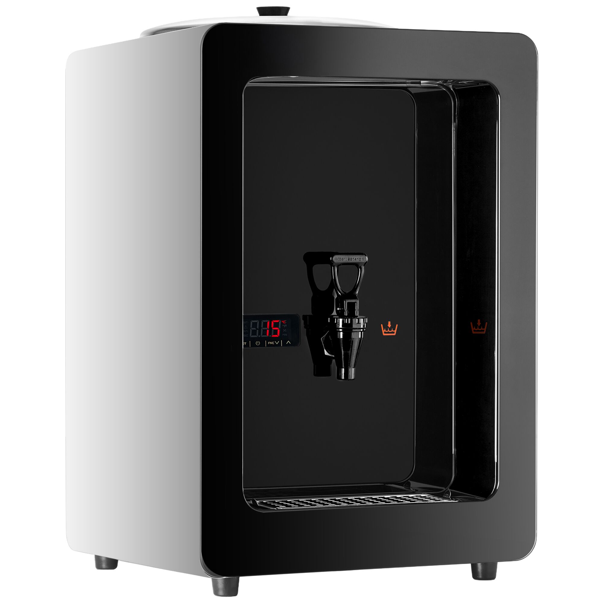 Distributeur de lait chaud PREMIUM - Numérique - 10L - 1,8kW - Noir - robinet inclus