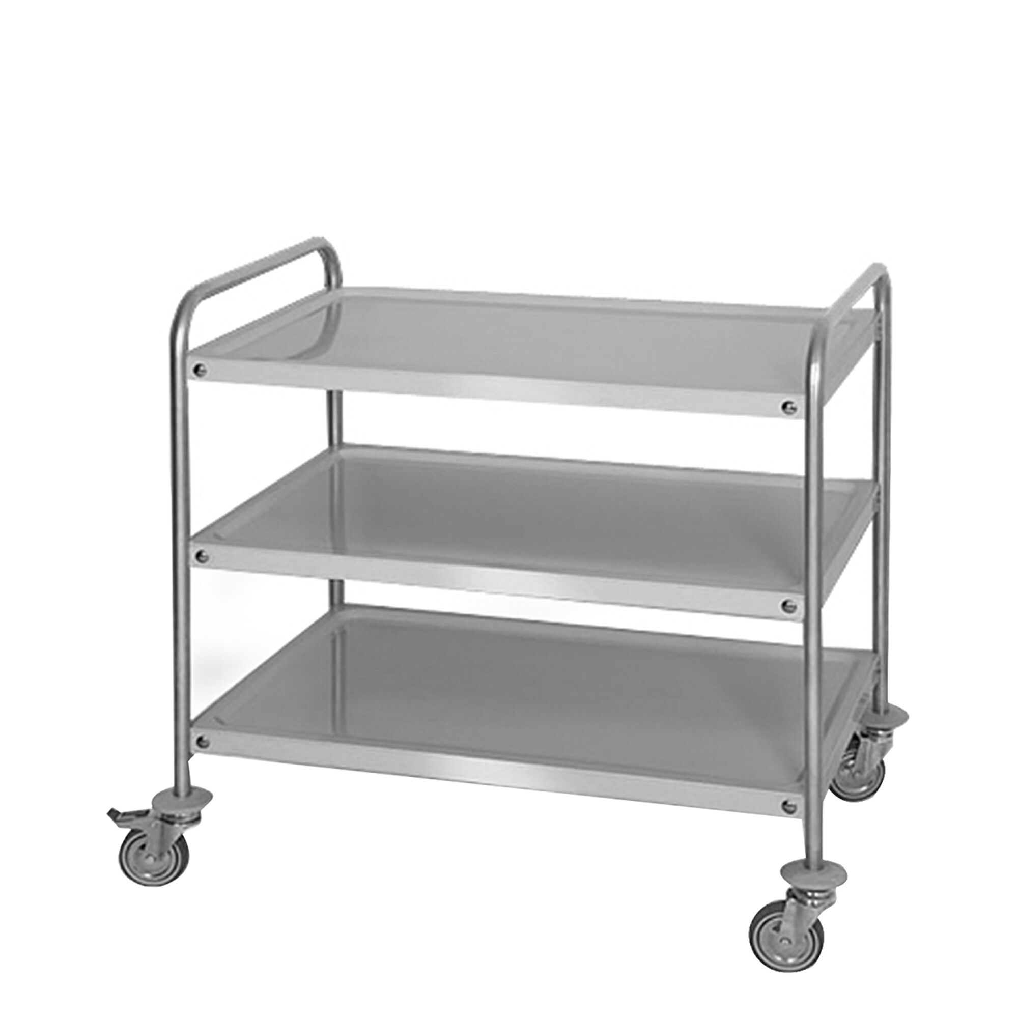 Chariot de service – 1000x500 mm – avec 3 surfaces de rangement