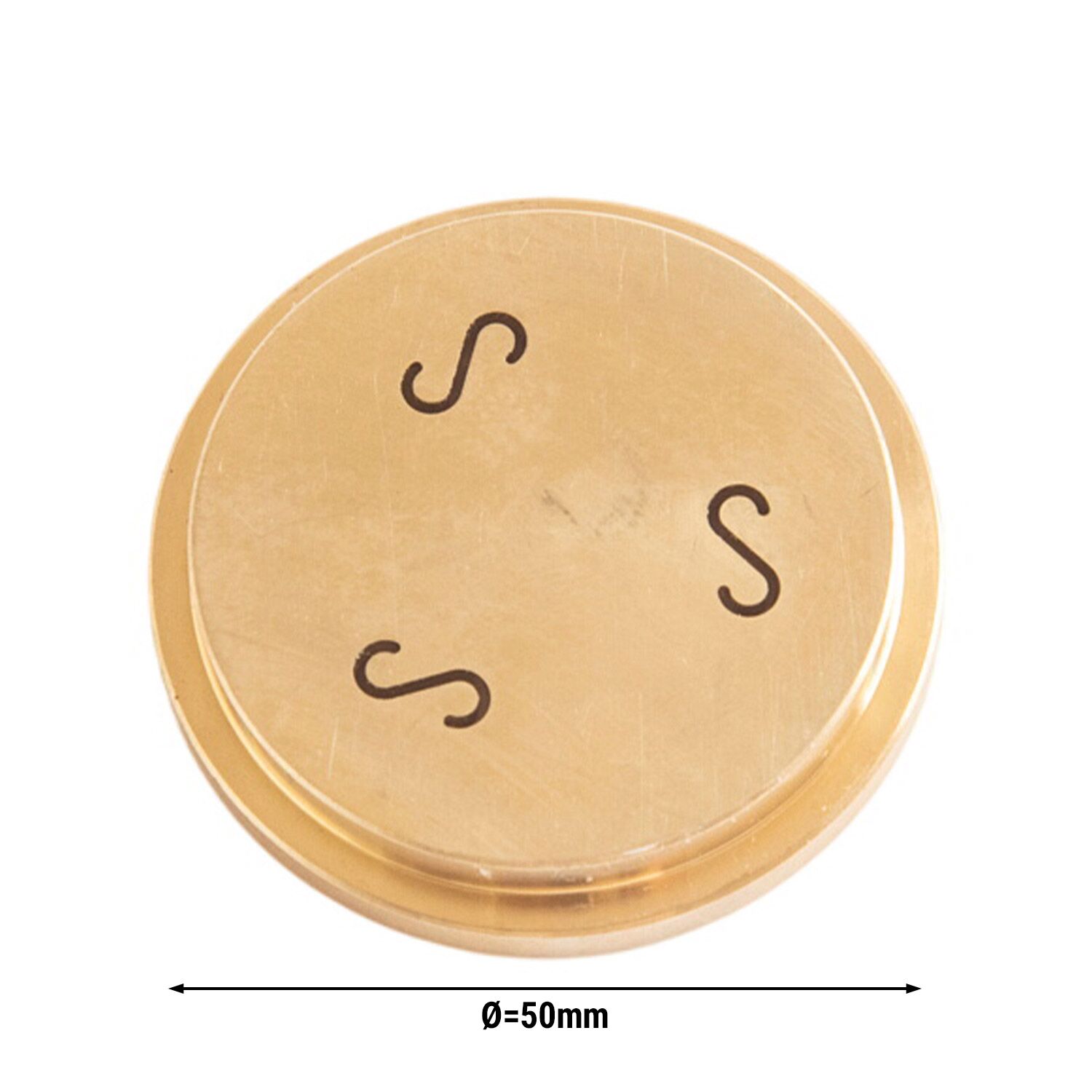 Disque pour le moulage des pâtes - Caserecce 9x5mm - adapté à NMH5 - Ø 50mm