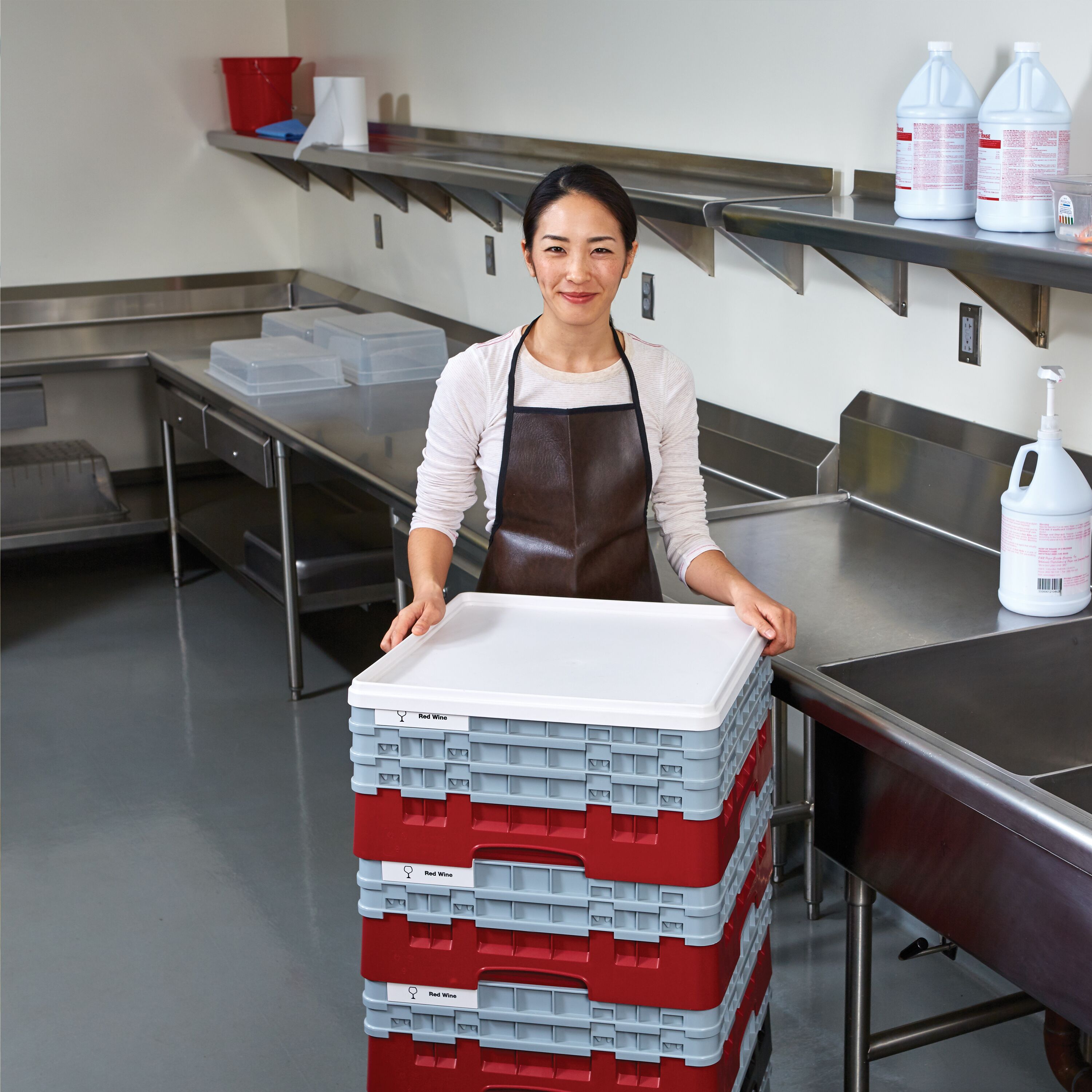 CAMBRO | CAMRACK® - Couvercle de panier - 500x500mm - Gris