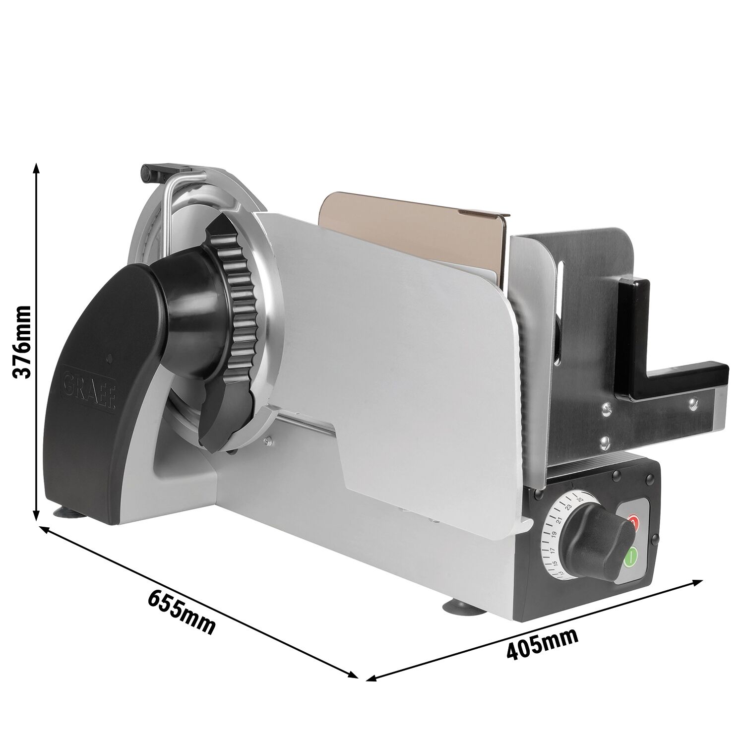 Graef | Concept 25L - Profi-Allesschneider - Messer: Ø 250mm - Schnittlänge: 300mm
