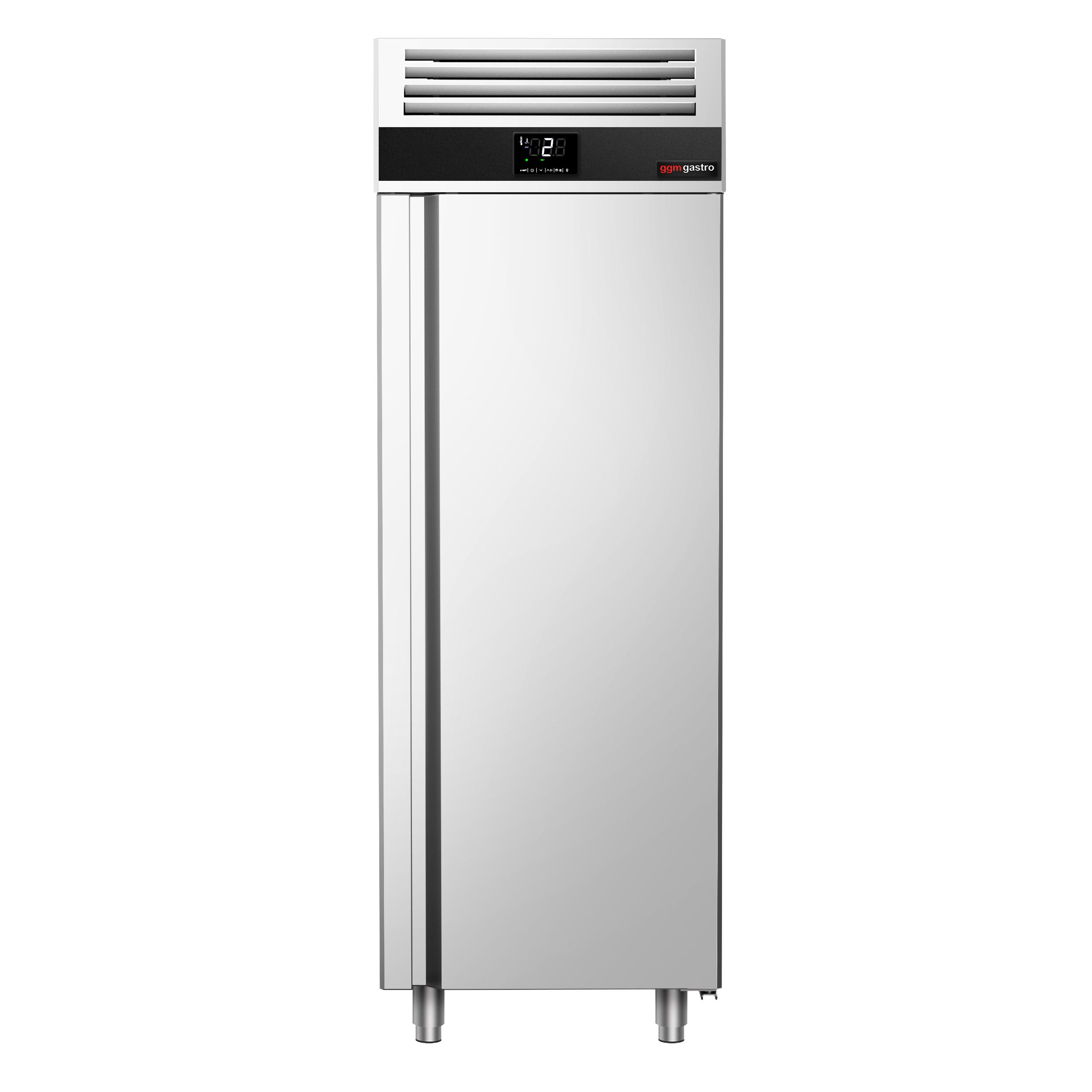 Upright Fridge Stainless steel PREMIUM - GN 2/1 - 700L - with 1 door