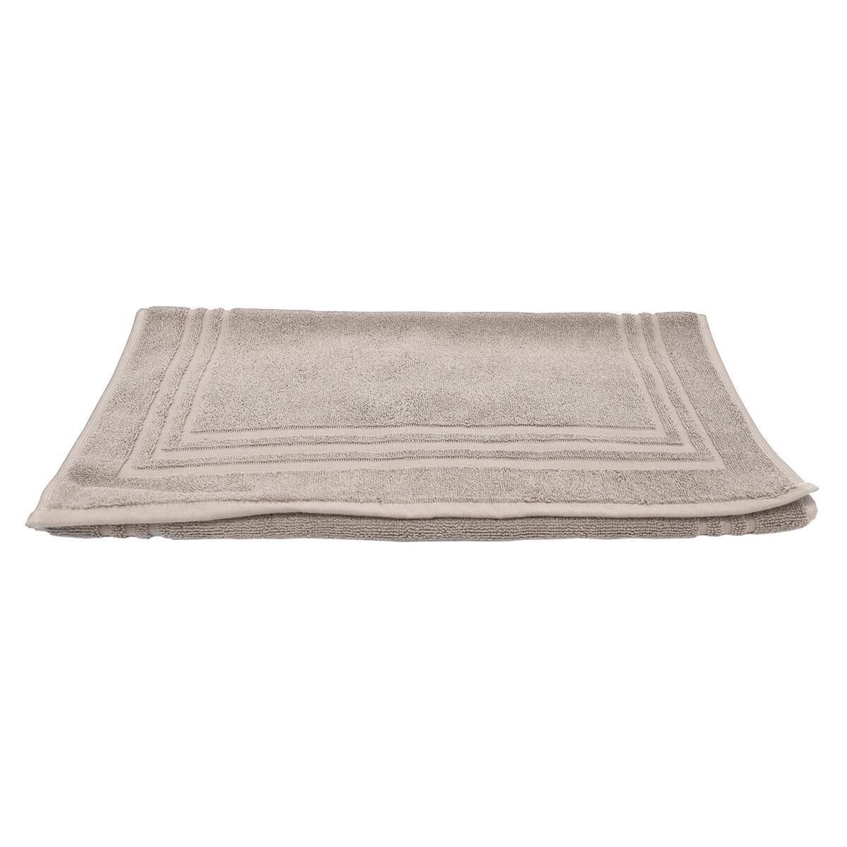 (10 pièces) Tapis de bain Oslo - 500x700mm - 100% coton - Taupe