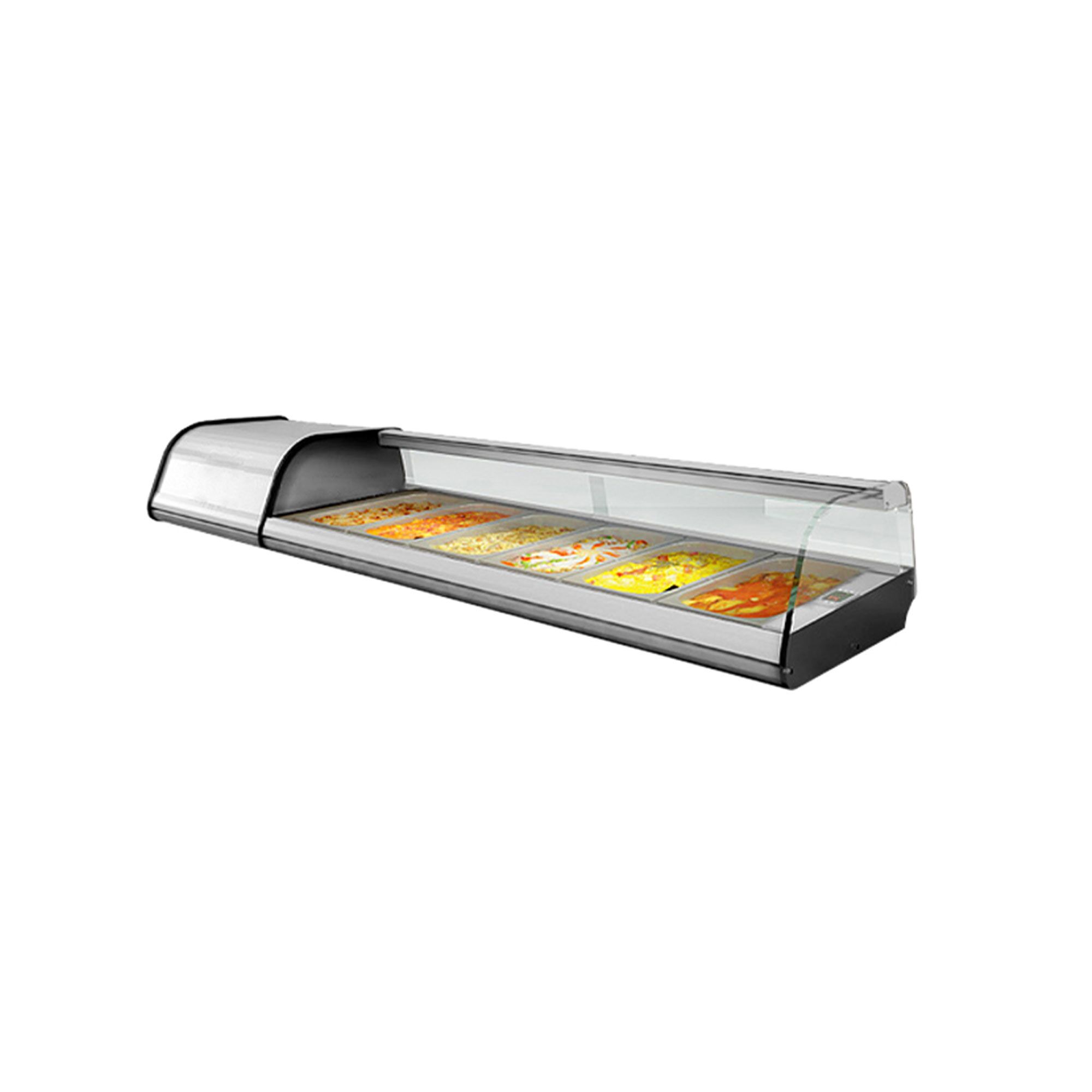 Vitrine à tapas réfrigérée PREMIUM PLUS - 1268x230/410mm - 4x GN 1/3