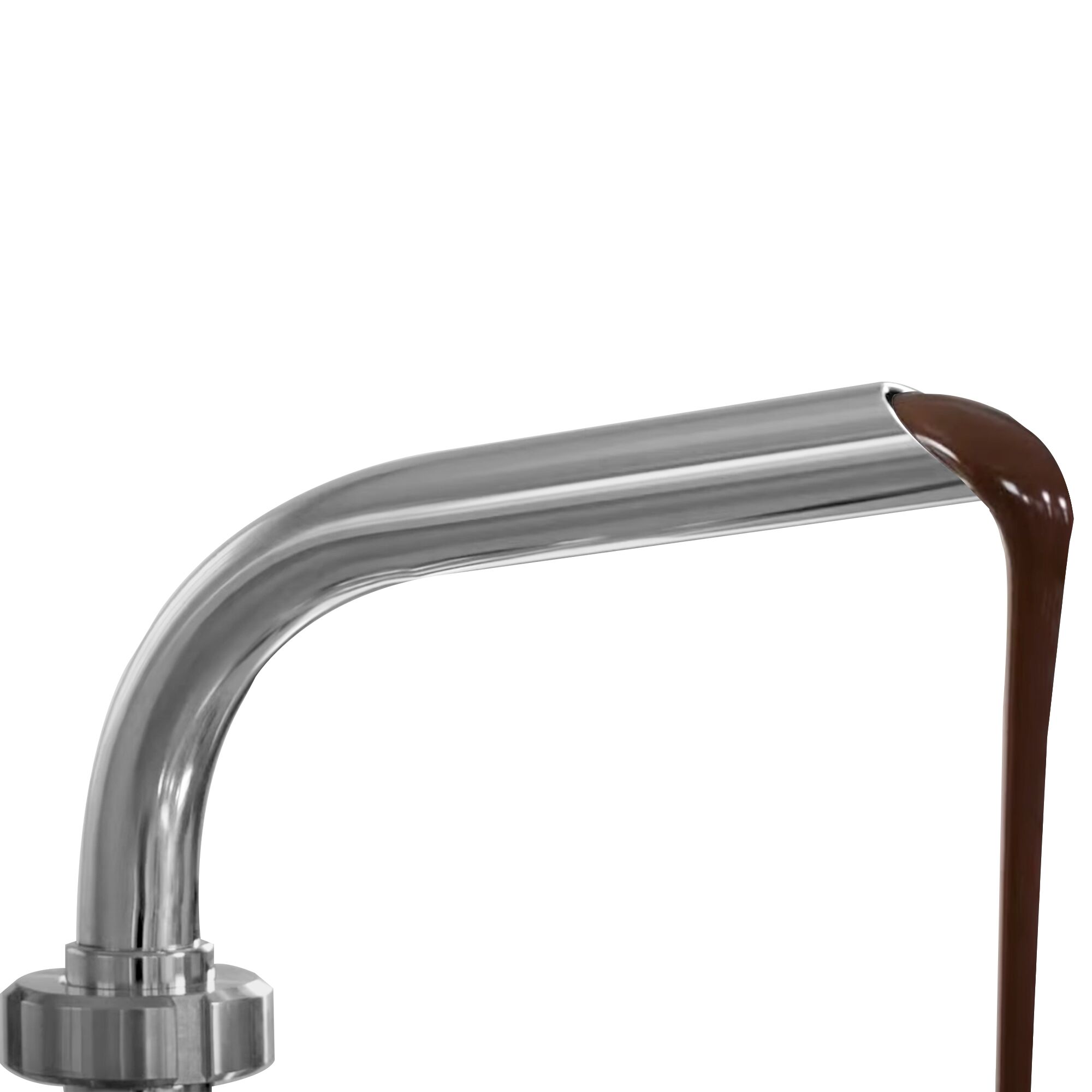 Commercial Countertop Chocolate Tempering Machine - 11kg - 1,75kW - with Dispensing Spout