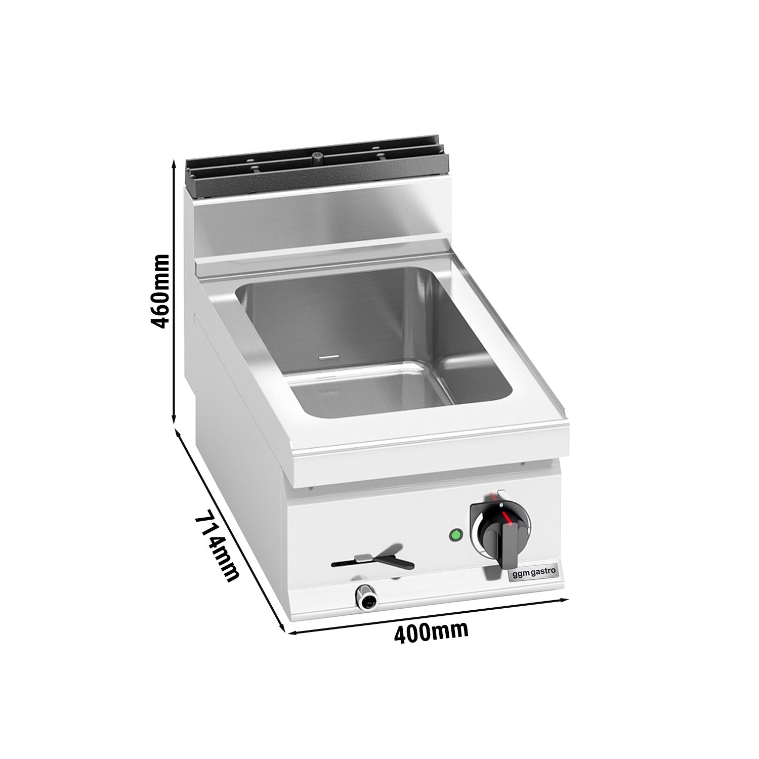 Bain-marie électrique – 1,2 kW – 1 × GN 1/1