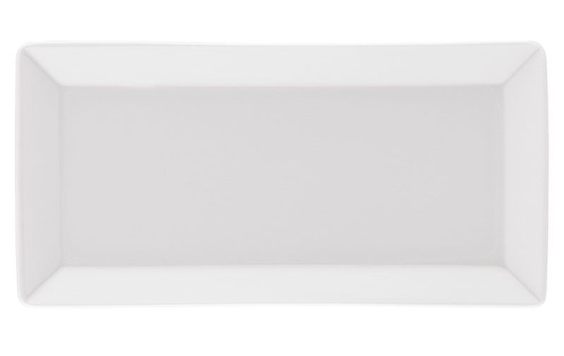 (6 pcs) MAYA - Plate - 330x180mm - White