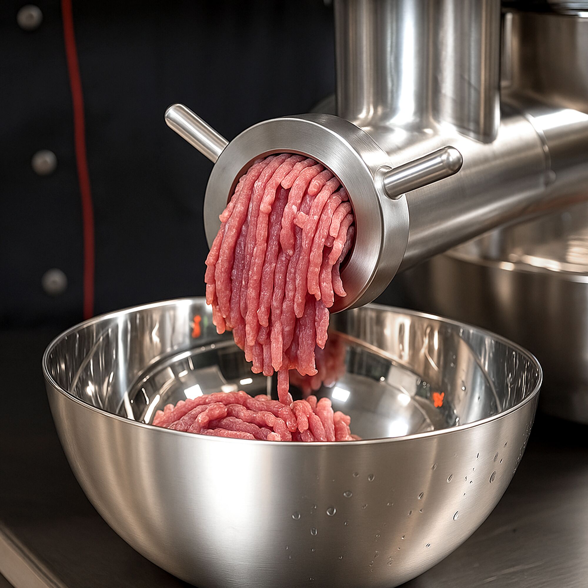 Heavy Duty Electric Meat Mincer Size 22 - 450-480kg/h - 1.1 kW - Mincing Plate 4.5mm