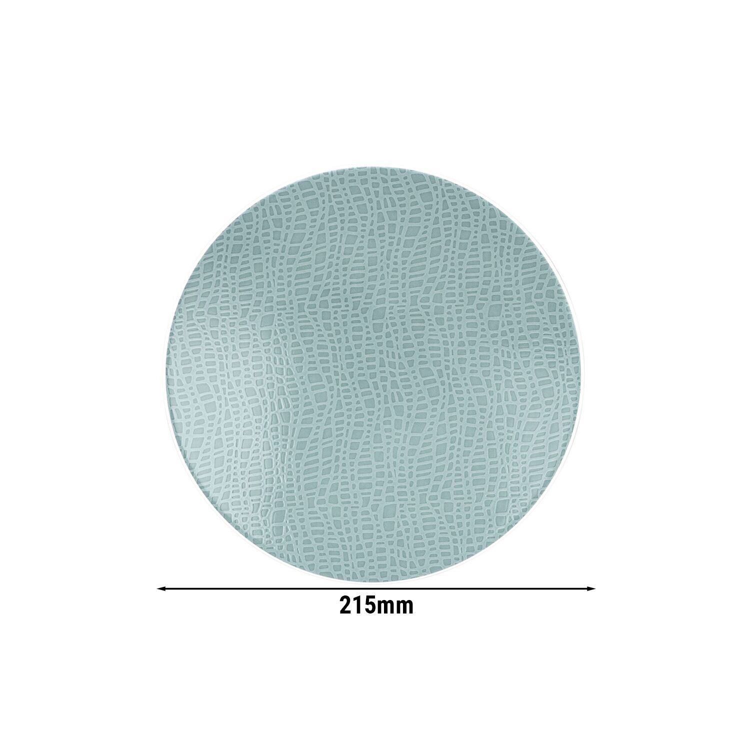 (6 pièces) SELTMANN WEIDEN | Assiette coupe – plate – Ø 215 mm – Turquoise