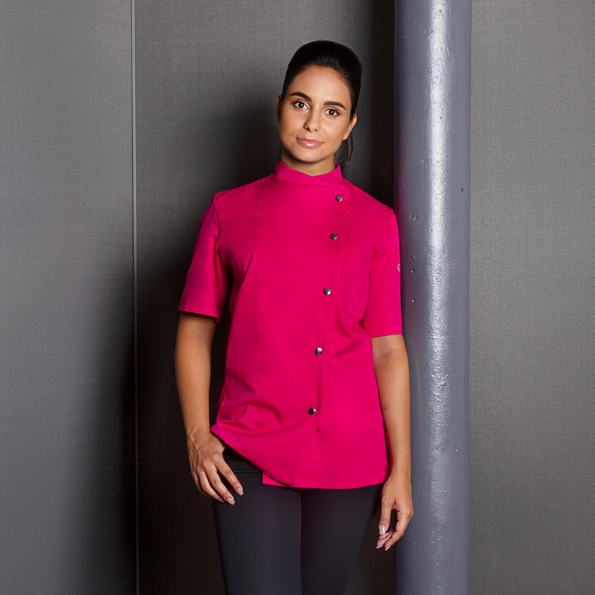 KARLOWSKY | Veste de cuisine femme Greta - Rose - Taille : 34