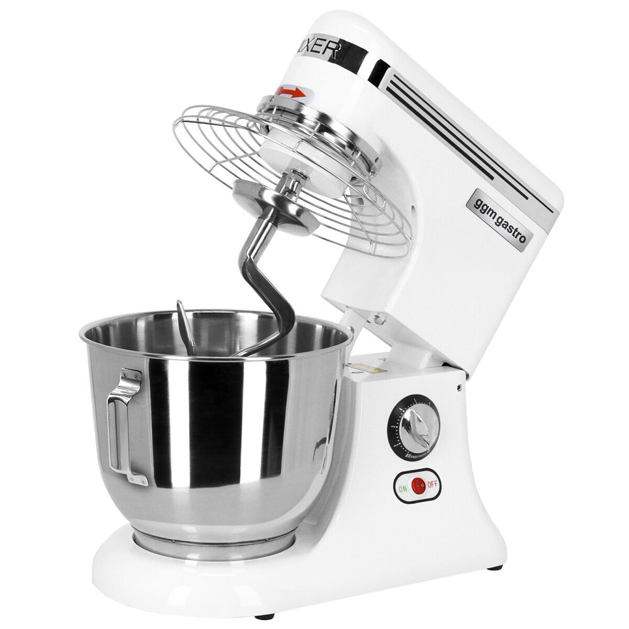 Batteur-mélangeur planétaire professionnel - 5L - 330W - incl. 3 outils