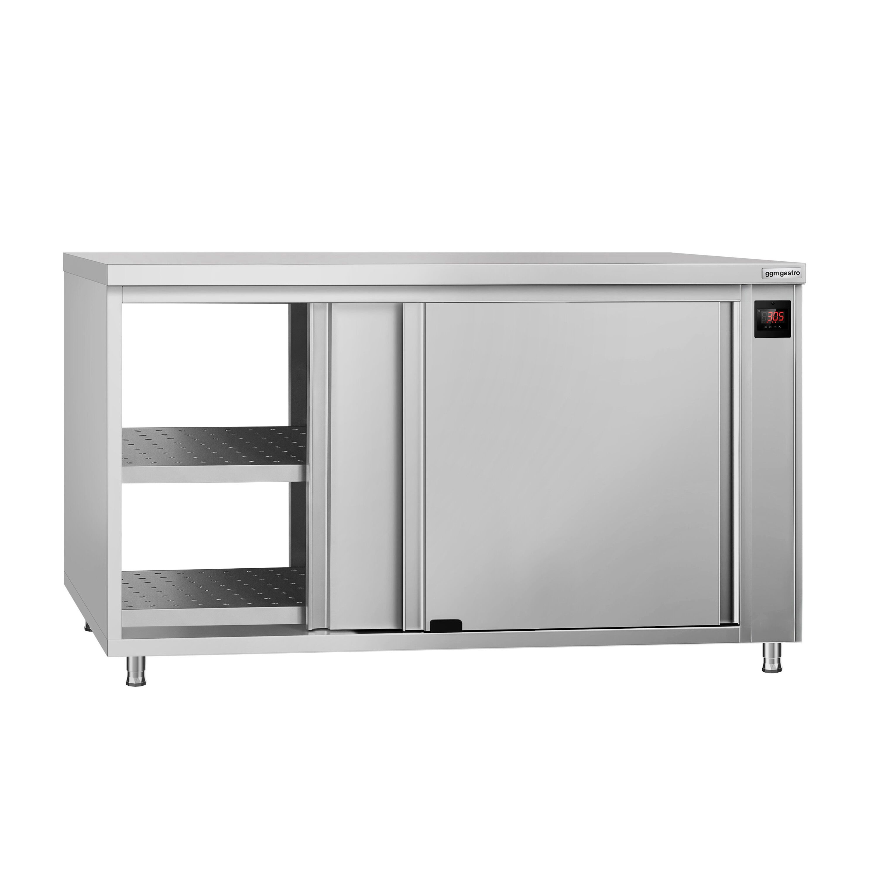 Armoire chauffante professionnelle - 2kW - 1 étagères - 1600x700x870mm