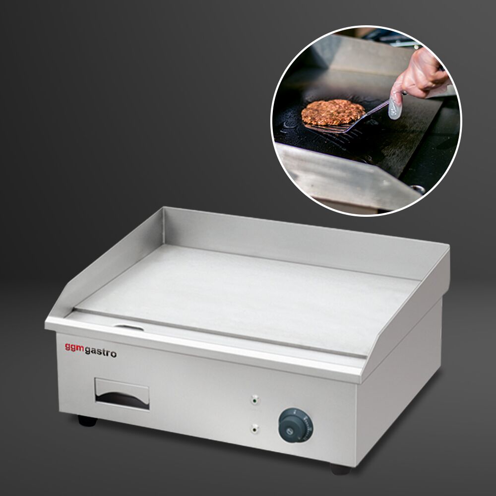 Plaque de cuisson électrique - 3 kW - lisse - surface de cuisson : 540 x 380 mm